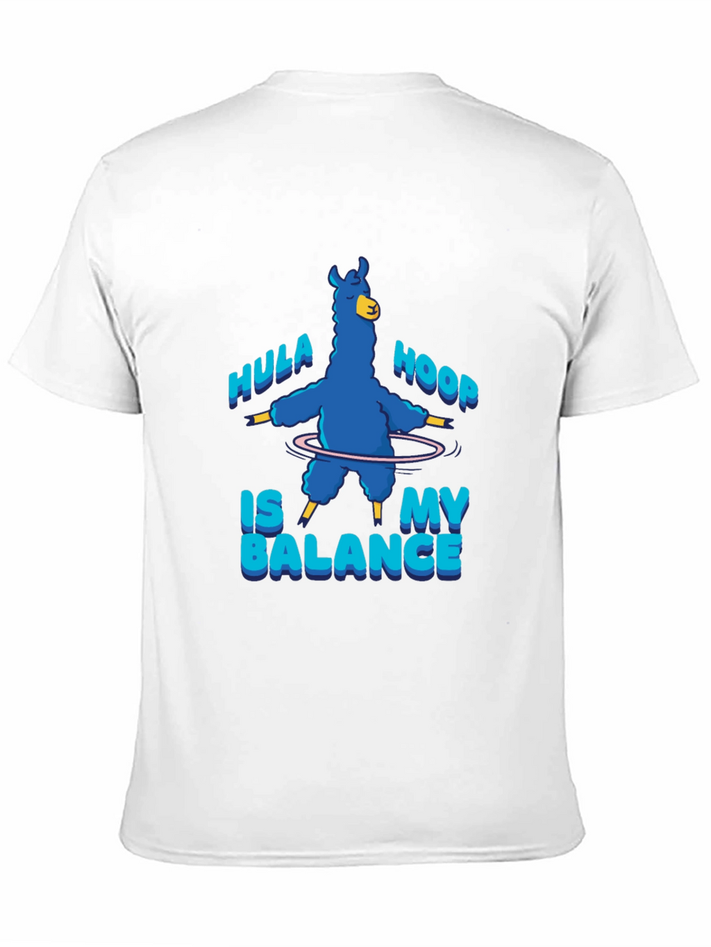 Hula Hoop Llama T-Shirt - Balance in Style