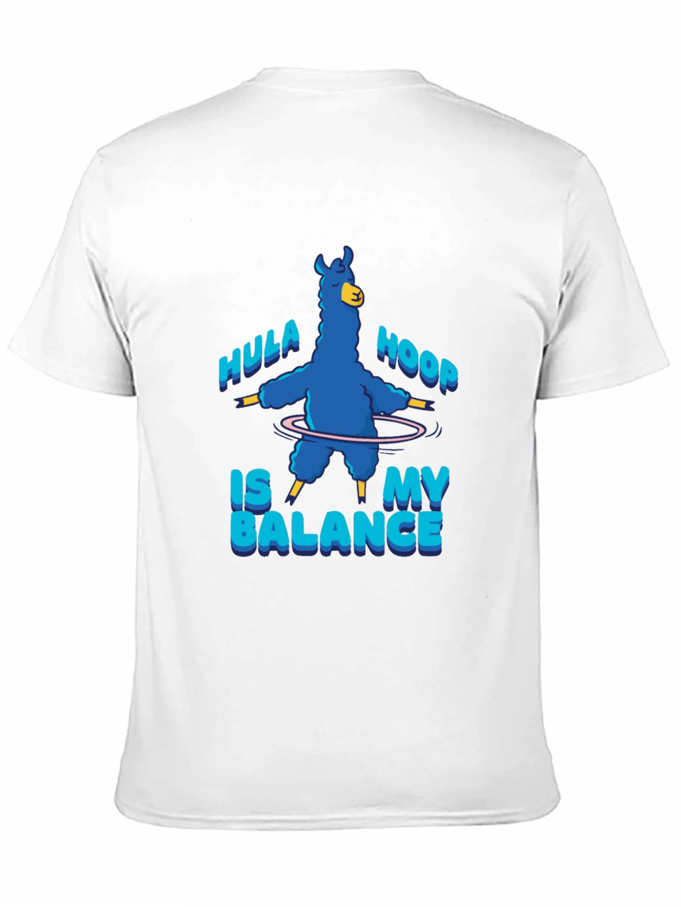 Hula Hoop Llama T-Shirt - Balance in Style