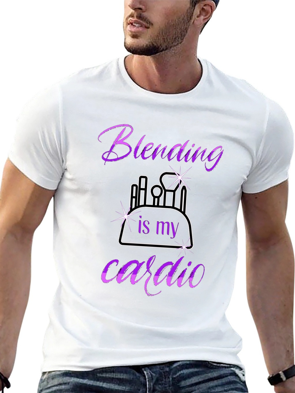 Blending is My Cardio Graphic T-Shirt