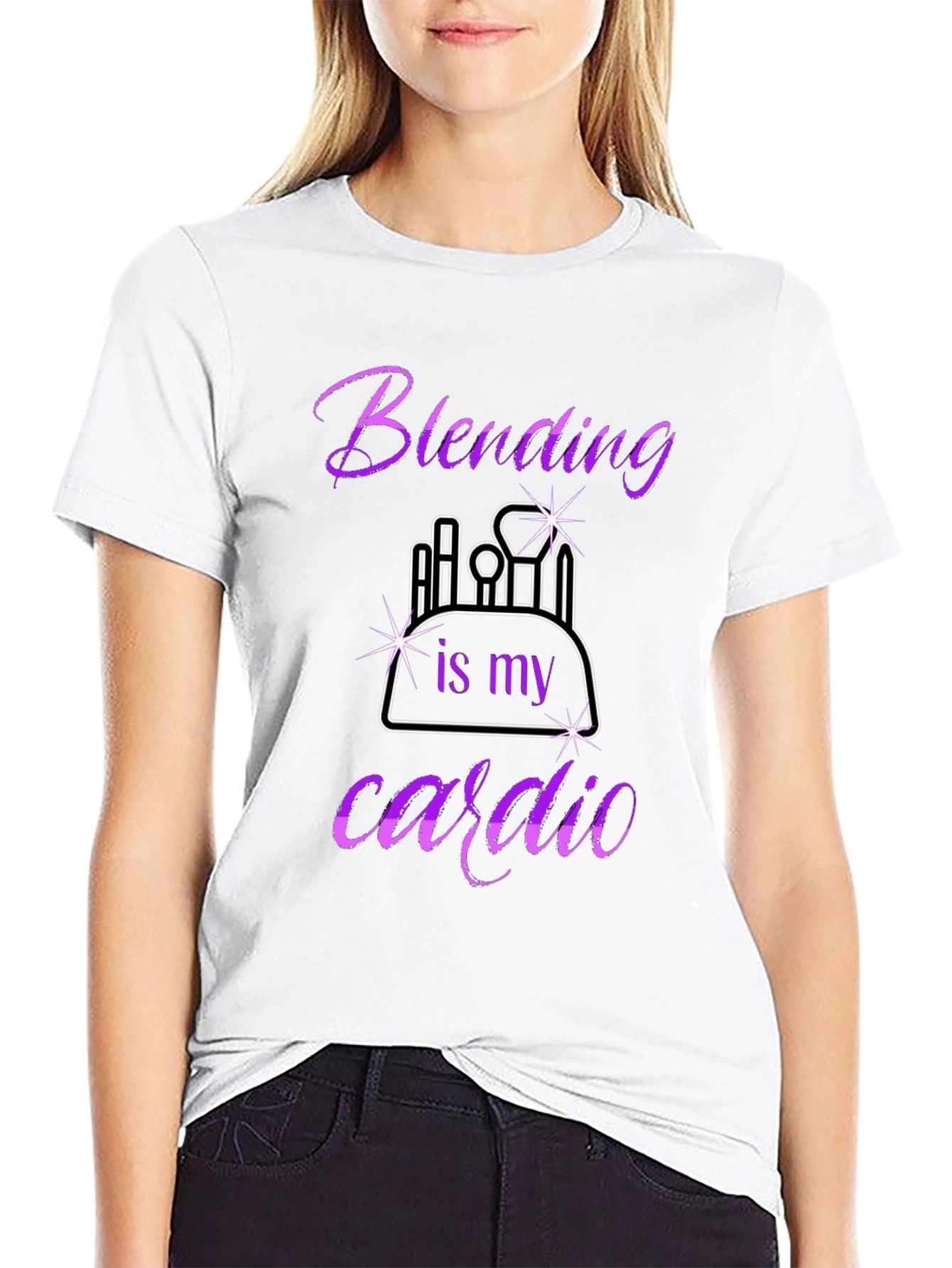 Blending is My Cardio Graphic T-Shirt
