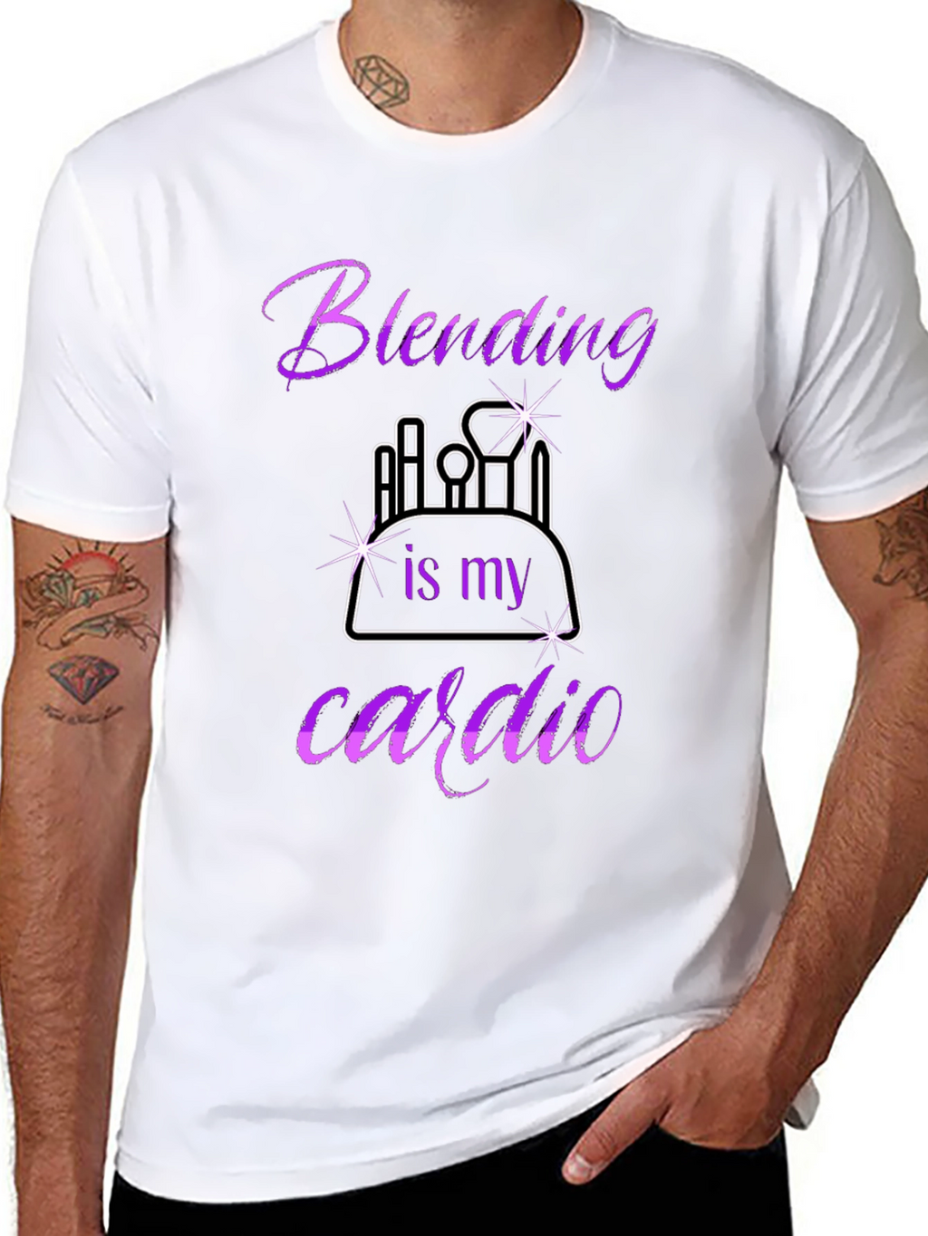 Blending is My Cardio Graphic T-Shirt