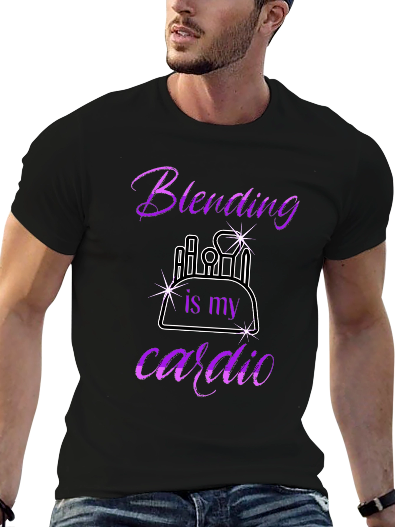 Blending is My Cardio Graphic T-Shirt
