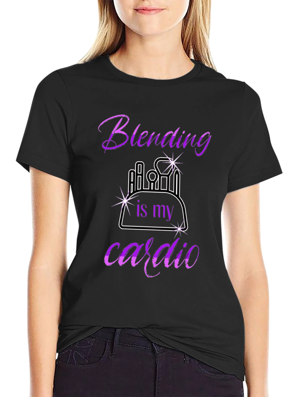 Blending is My Cardio Graphic T-Shirt