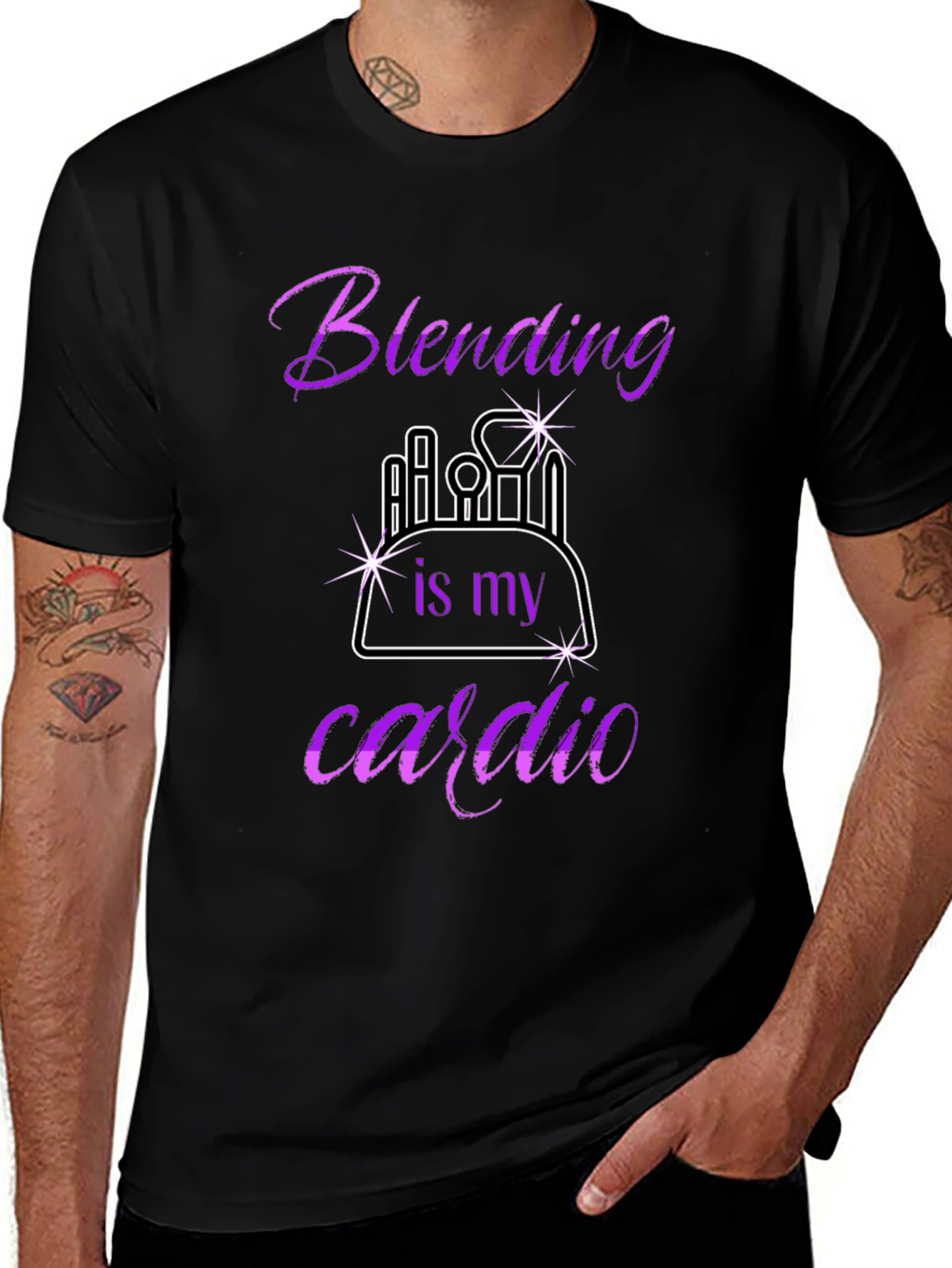 Blending is My Cardio Graphic T-Shirt