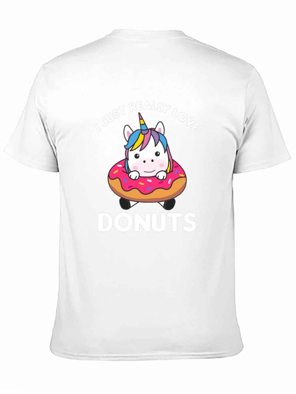 I Love Donuts Unicorn T-Shirt