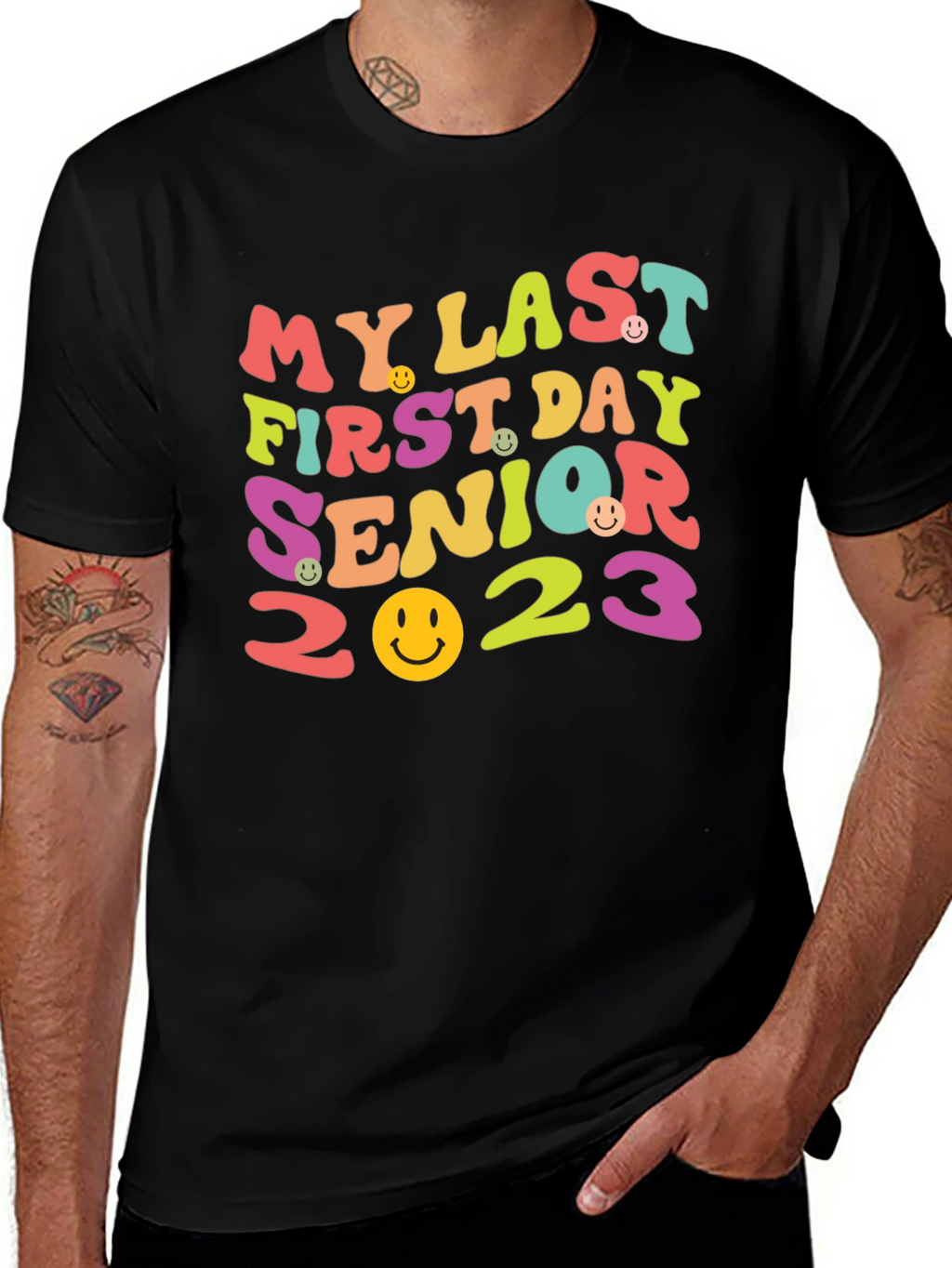 Senior 2023 Last Day First Day T-Shirt