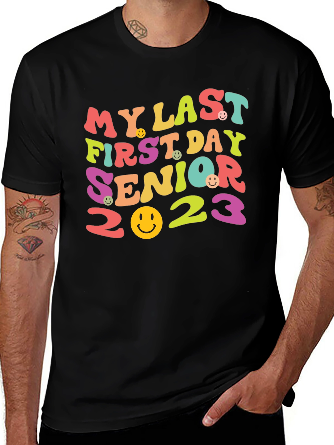 Senior 2023 Last Day First Day T-Shirt