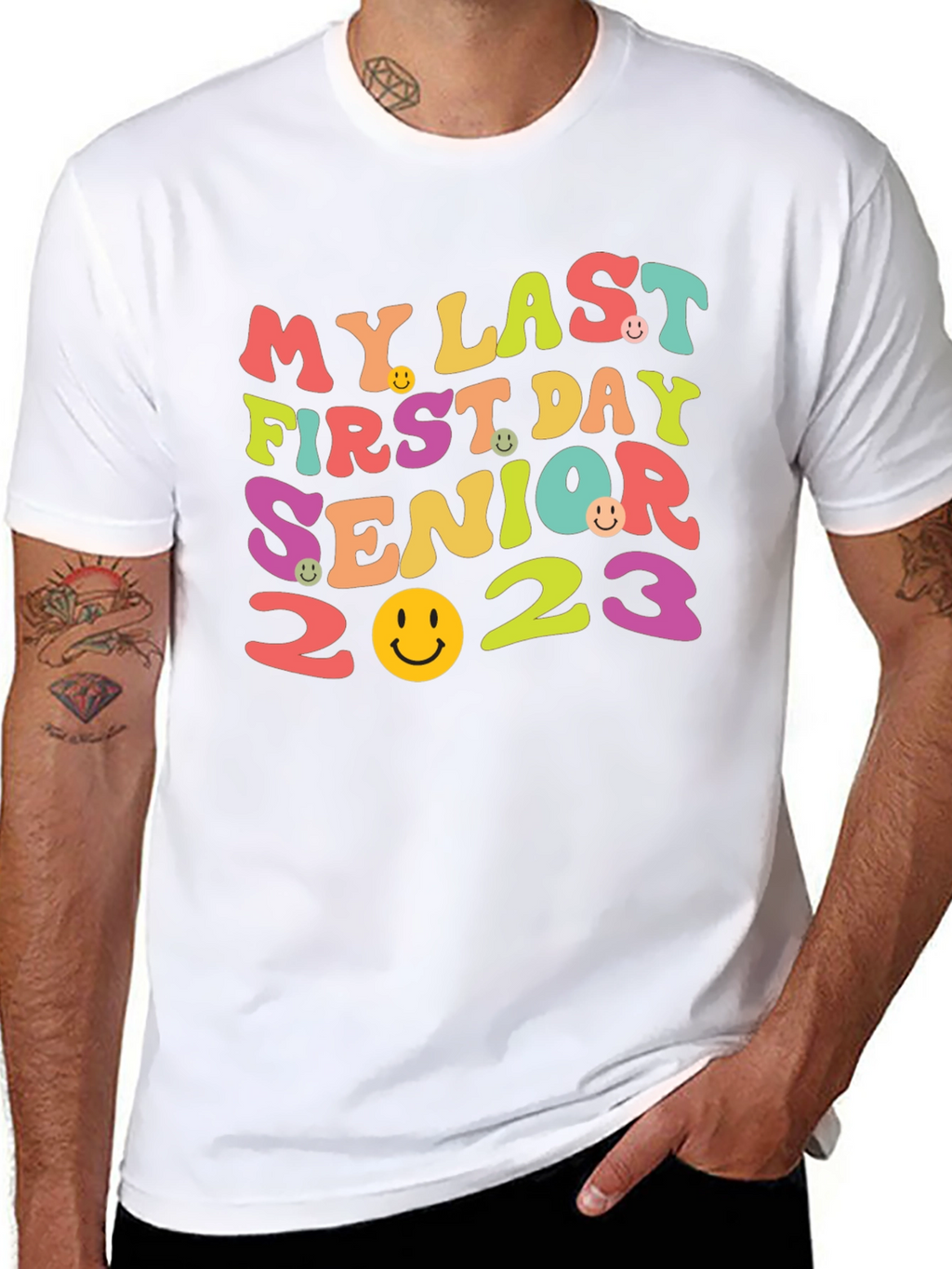 Senior 2023 Last Day First Day T-Shirt