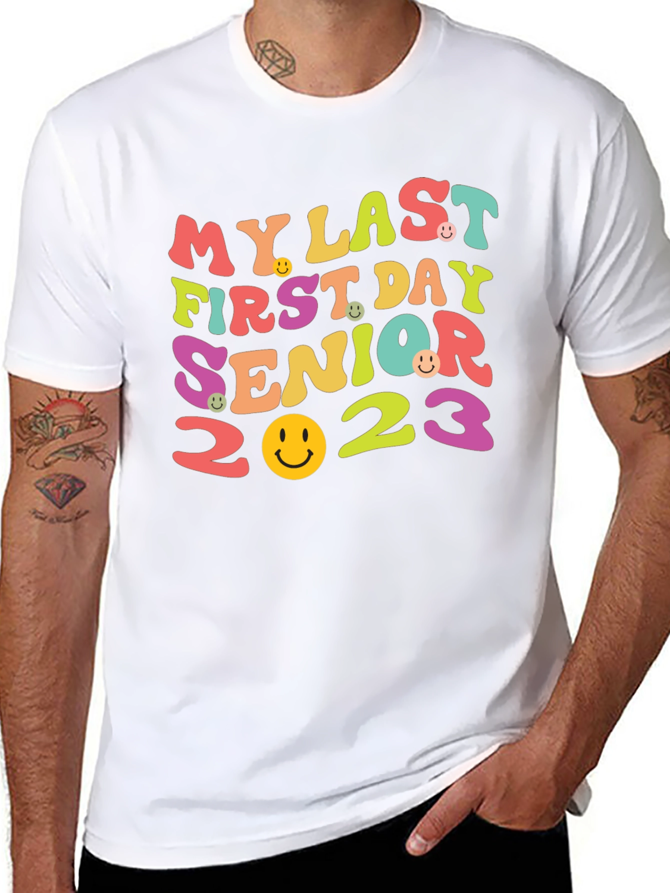 Senior 2023 Last Day First Day T-Shirt