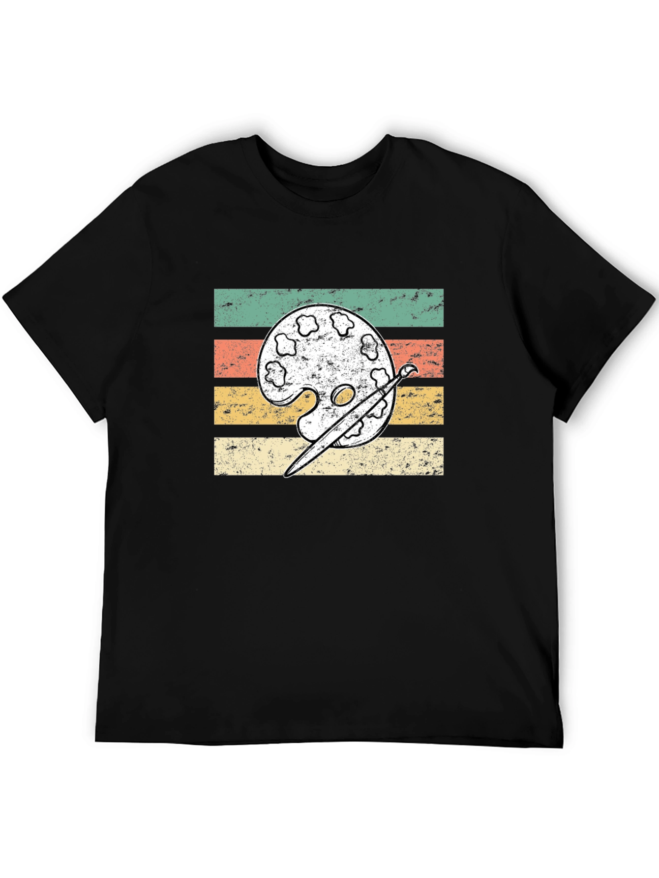 Artist Palette T-Shirt - Vintage Style Art Tee