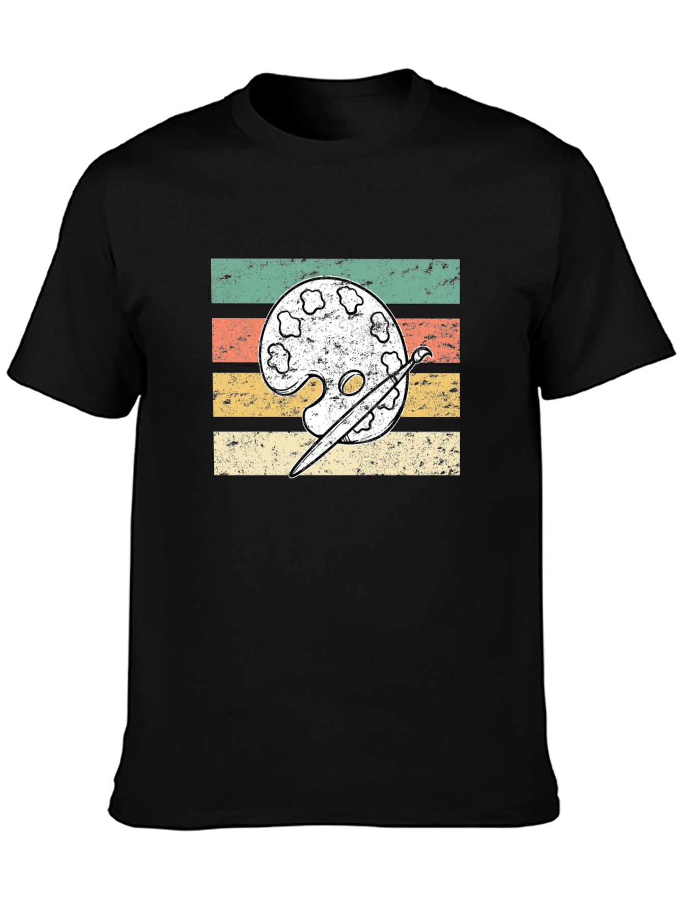 Artist Palette T-Shirt - Vintage Style Art Tee