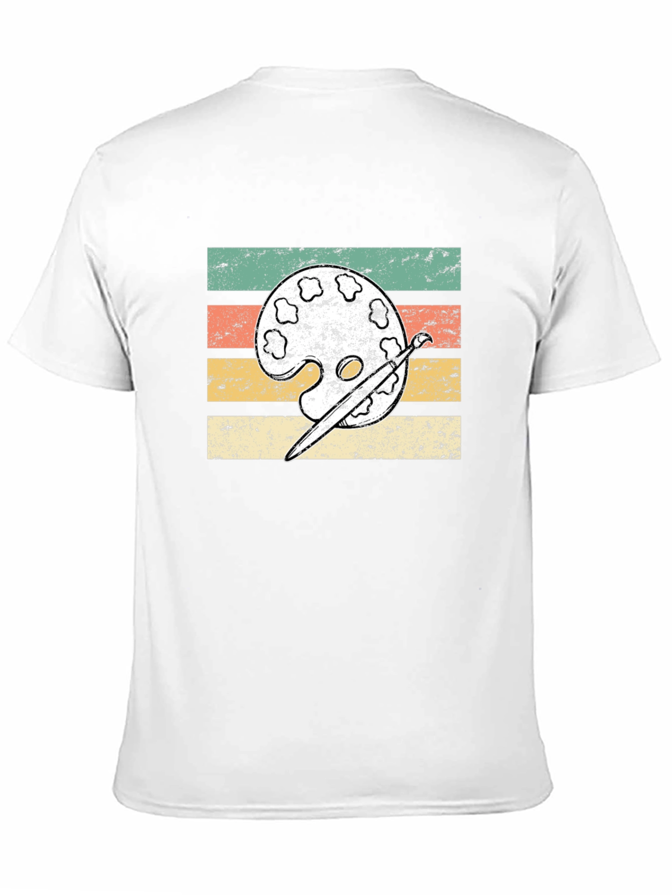 Artist Palette T-Shirt - Vintage Style Art Tee