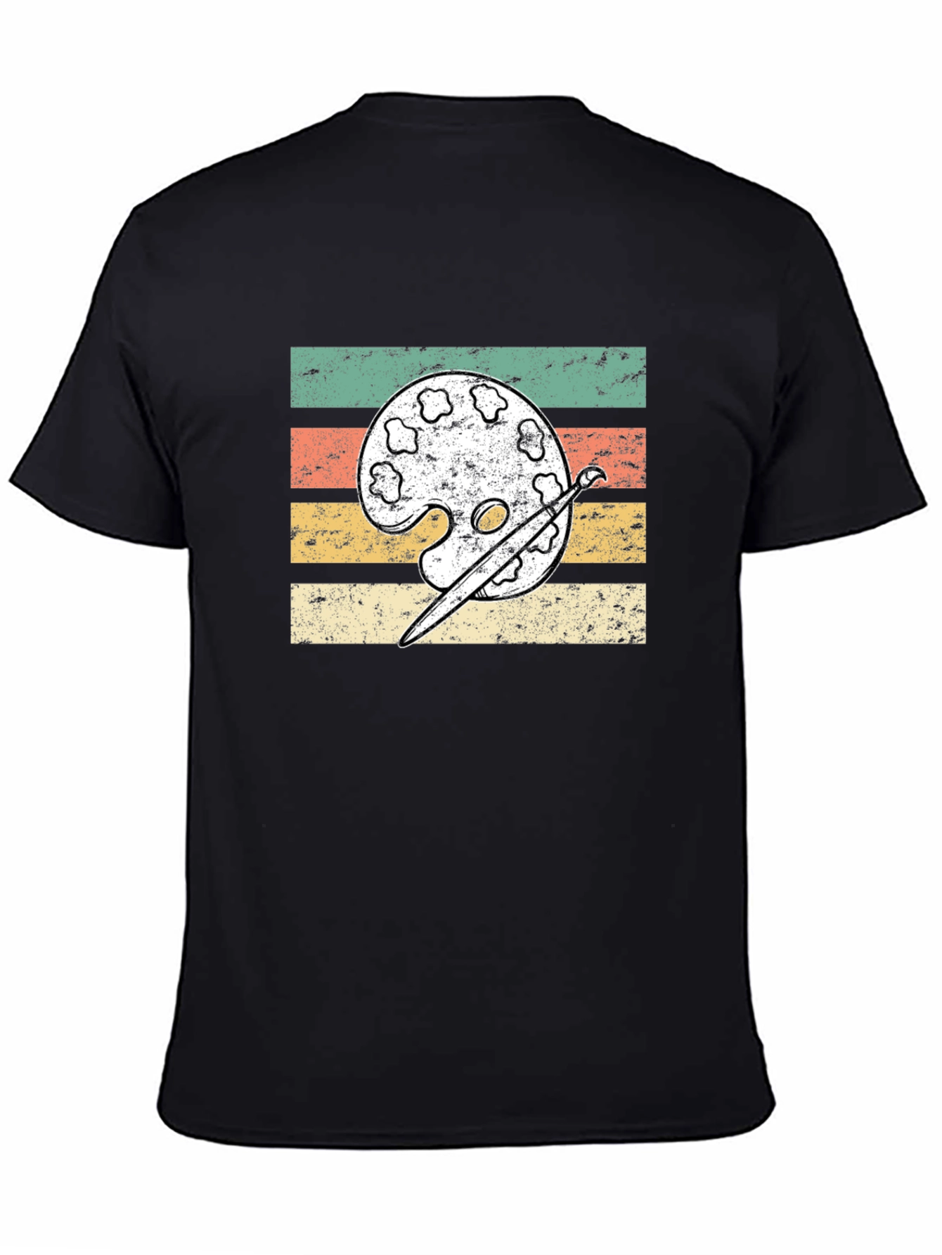Artist Palette T-Shirt - Vintage Style Art Tee
