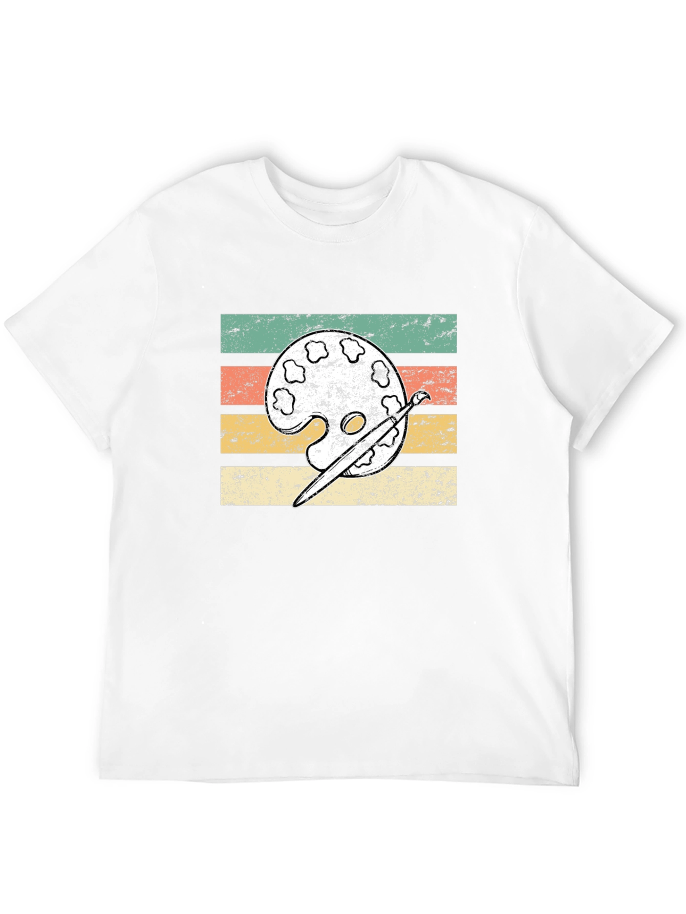 Artist Palette T-Shirt - Vintage Style Art Tee