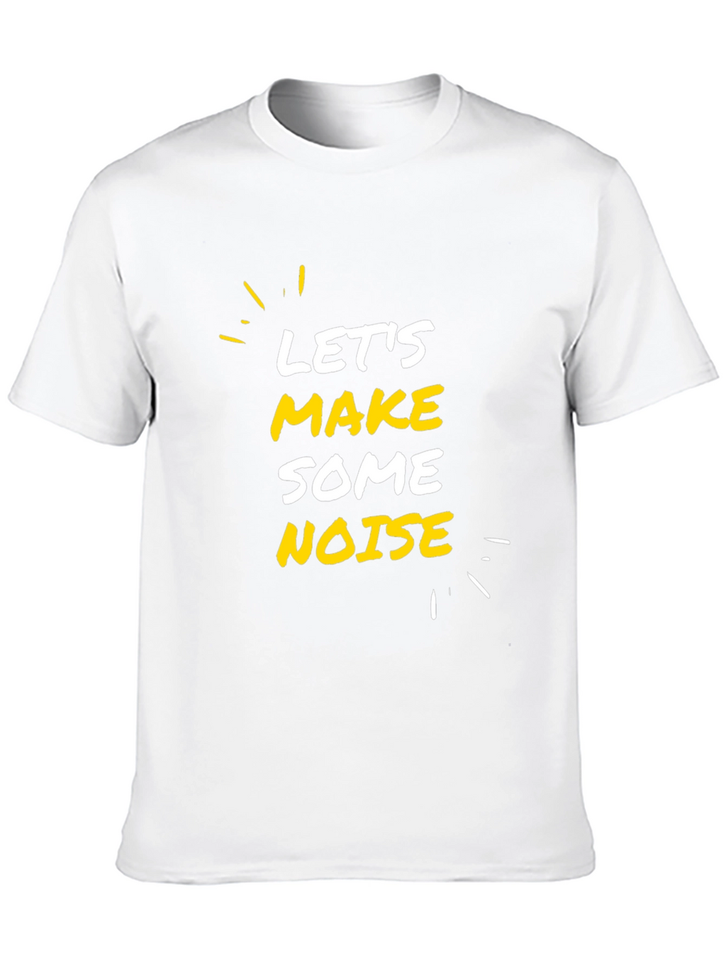 Lets Make Some Noise Black Graphic Tee
