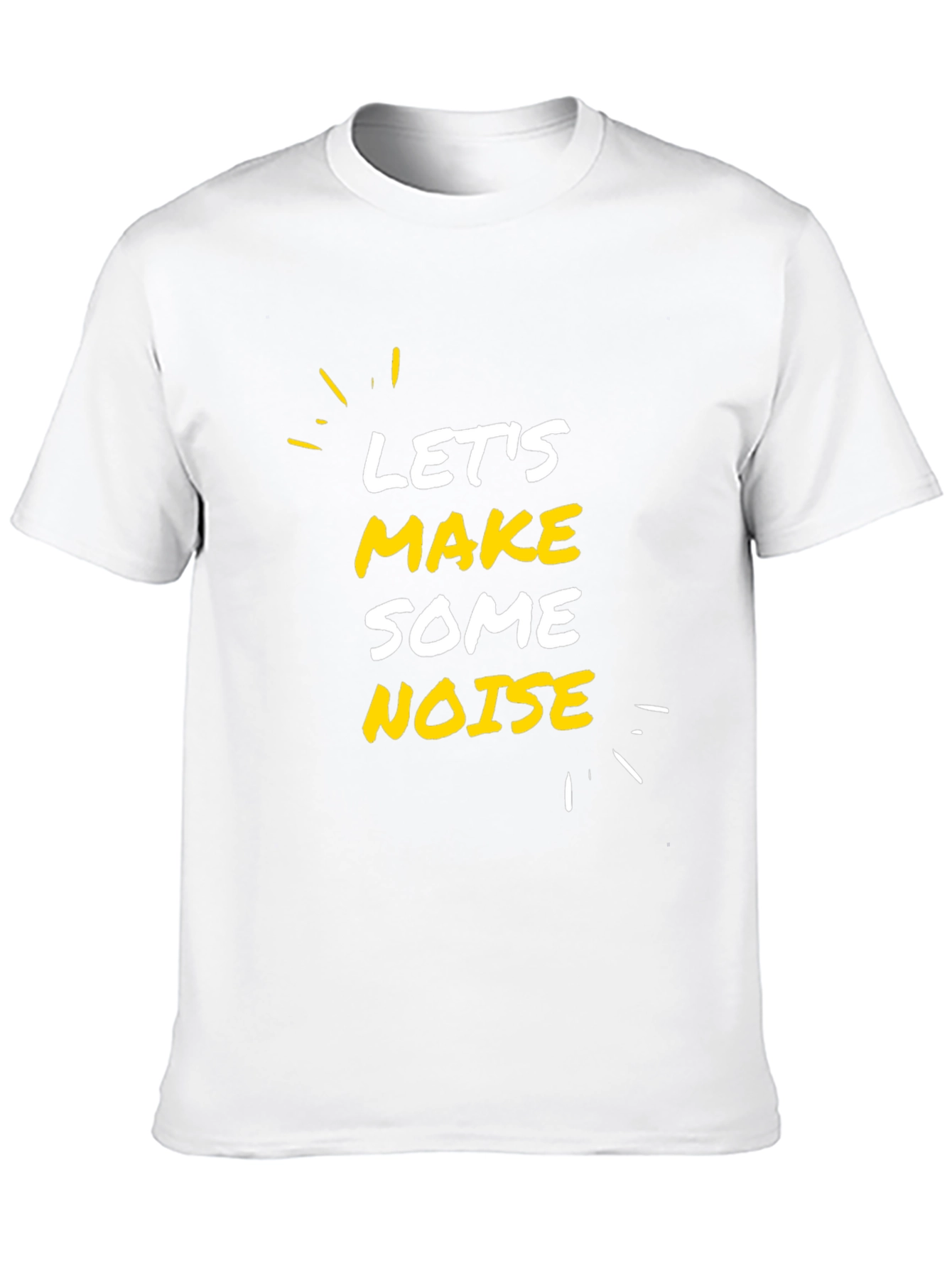 Lets Make Some Noise Black Graphic Tee