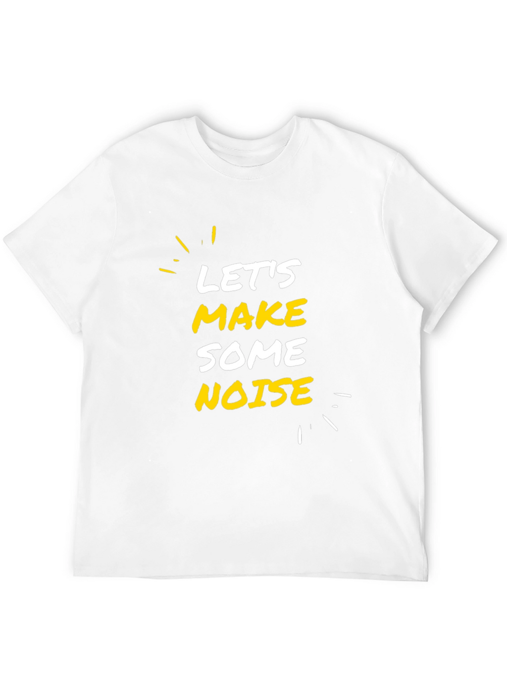 Lets Make Some Noise Black Graphic Tee