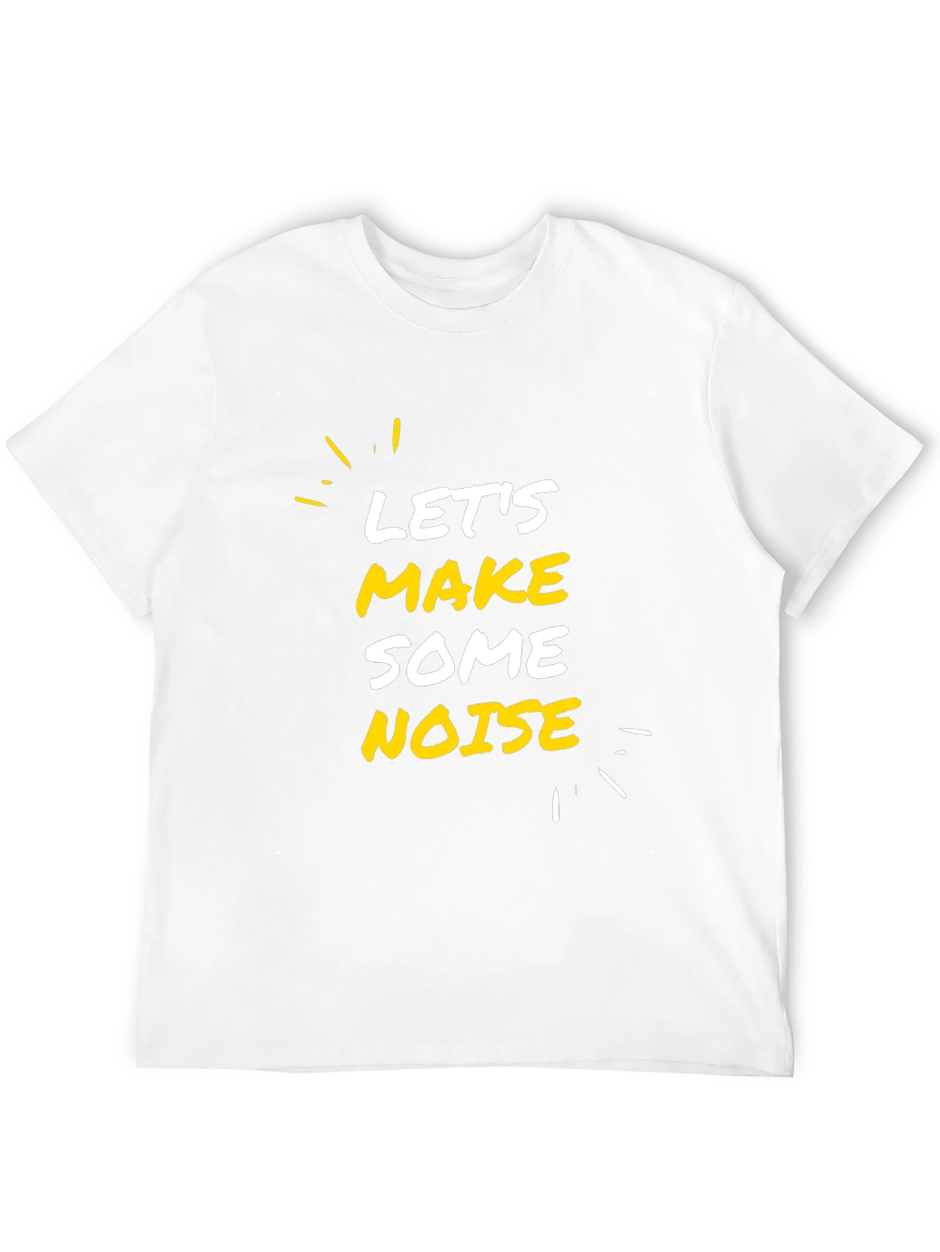 Lets Make Some Noise Black Graphic Tee