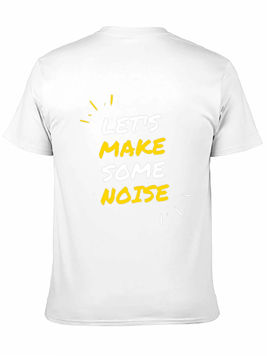 Lets Make Some Noise Black Graphic Tee