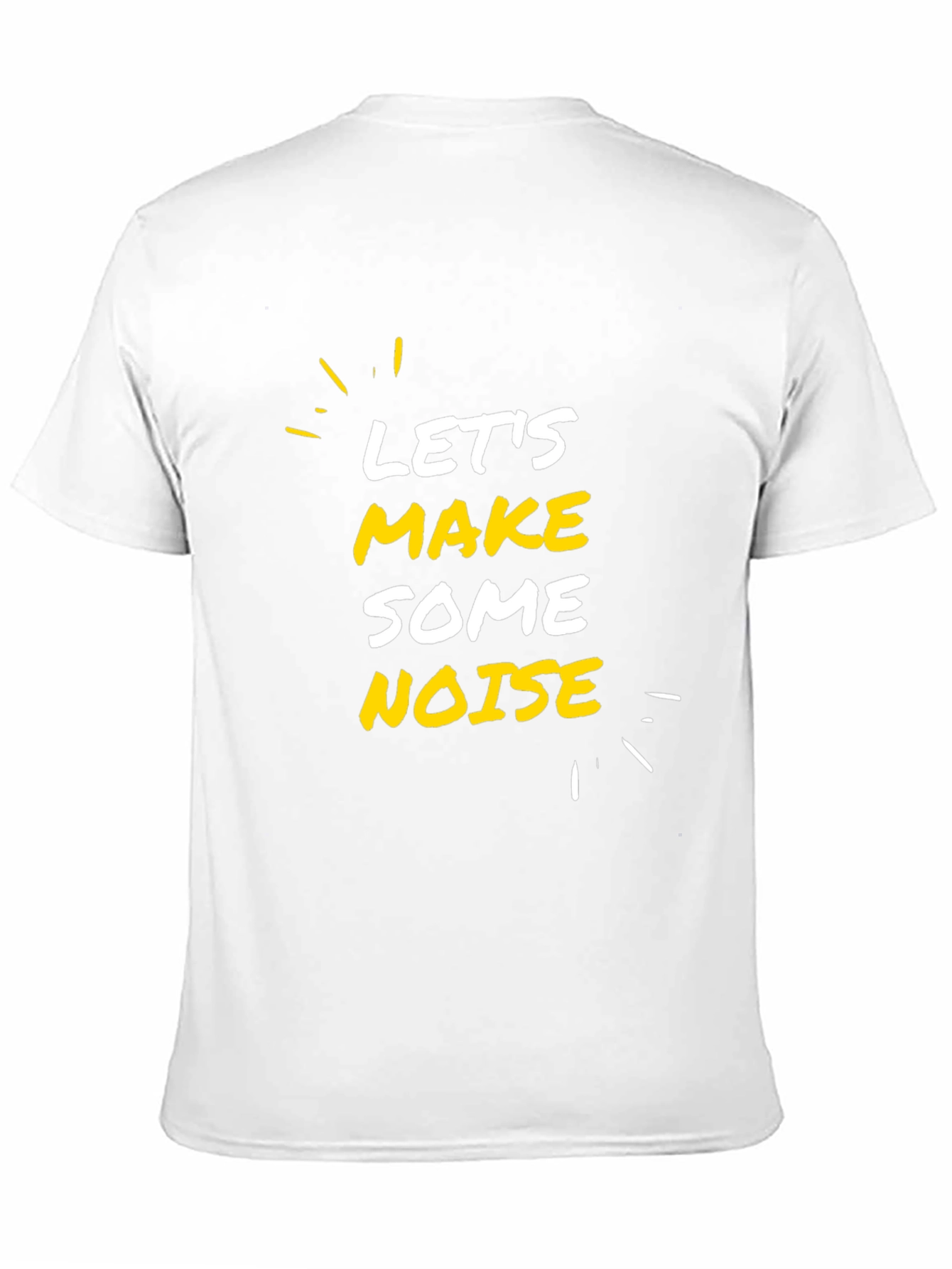 Lets Make Some Noise Black Graphic Tee