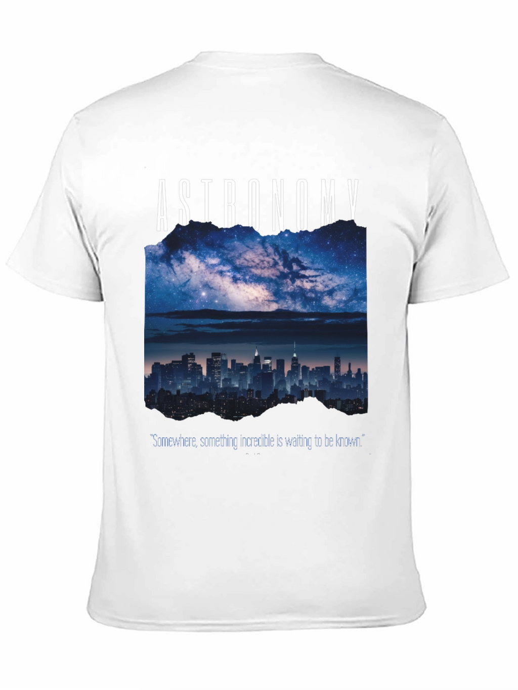 Astronomy Cityscape Graphic T-Shirt
