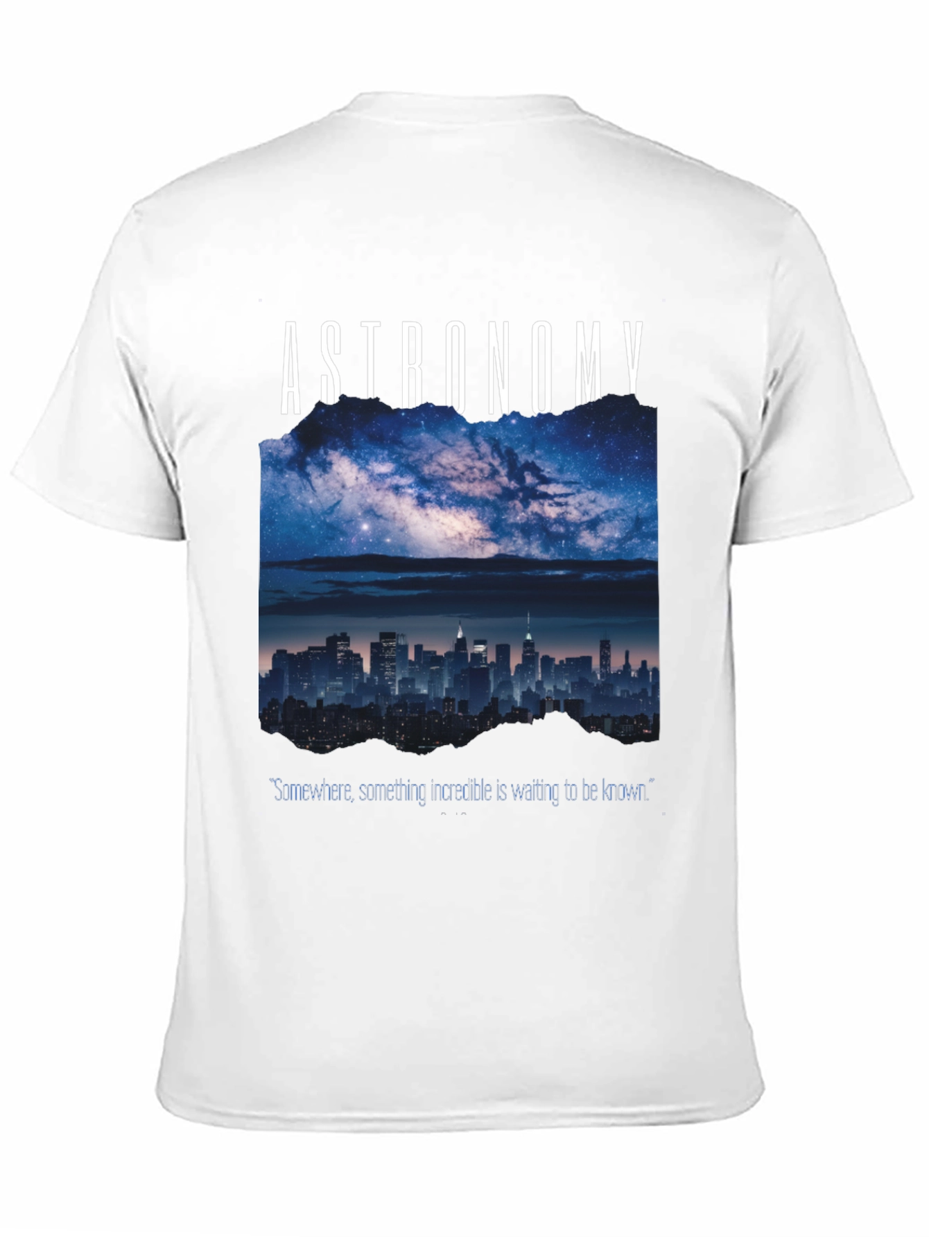 Astronomy Cityscape Graphic T-Shirt