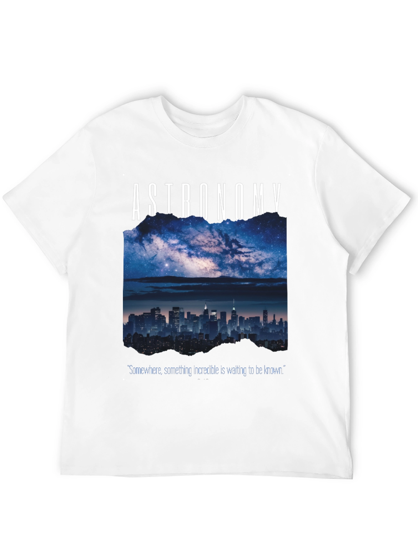 Astronomy Cityscape Graphic T-Shirt