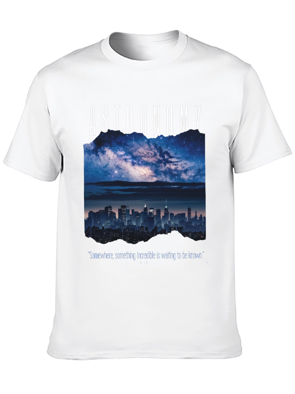 Astronomy Cityscape Graphic T-Shirt