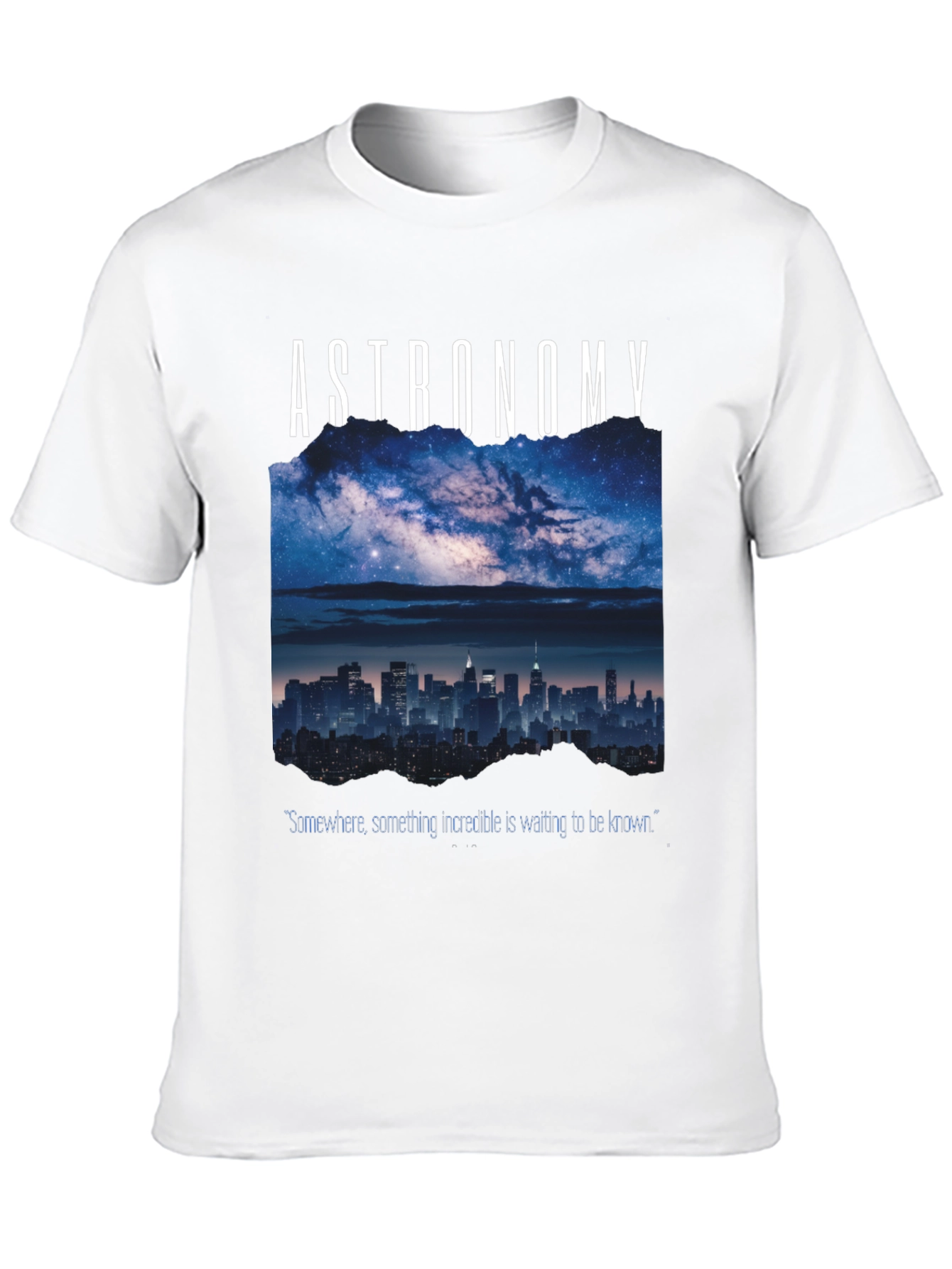 Astronomy Cityscape Graphic T-Shirt