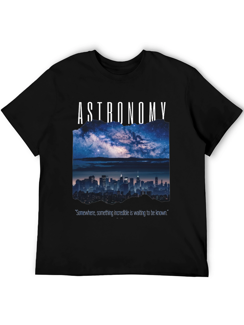 Astronomy Cityscape Graphic T-Shirt