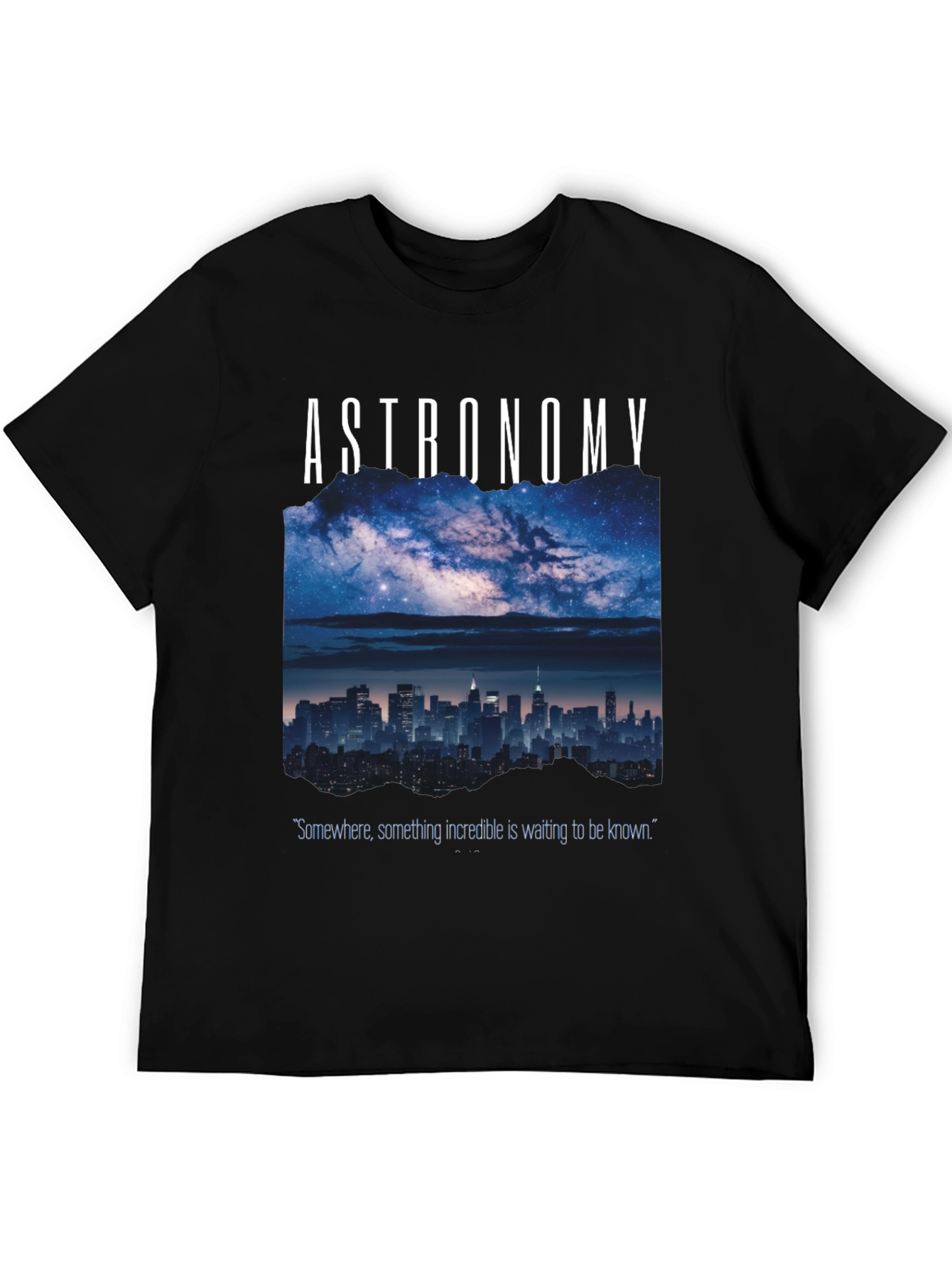 Astronomy Cityscape Graphic T-Shirt