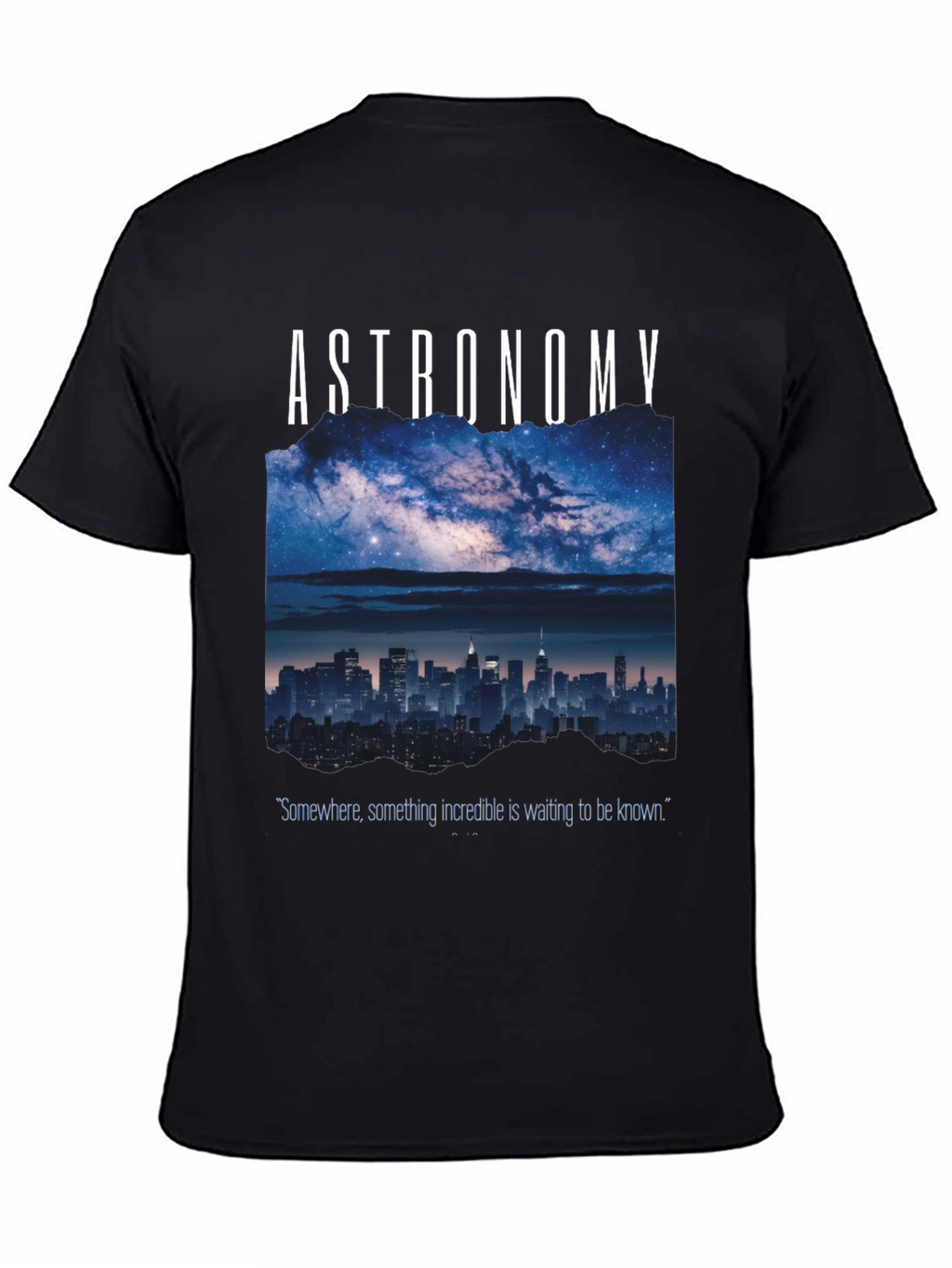 Astronomy Cityscape Graphic T-Shirt