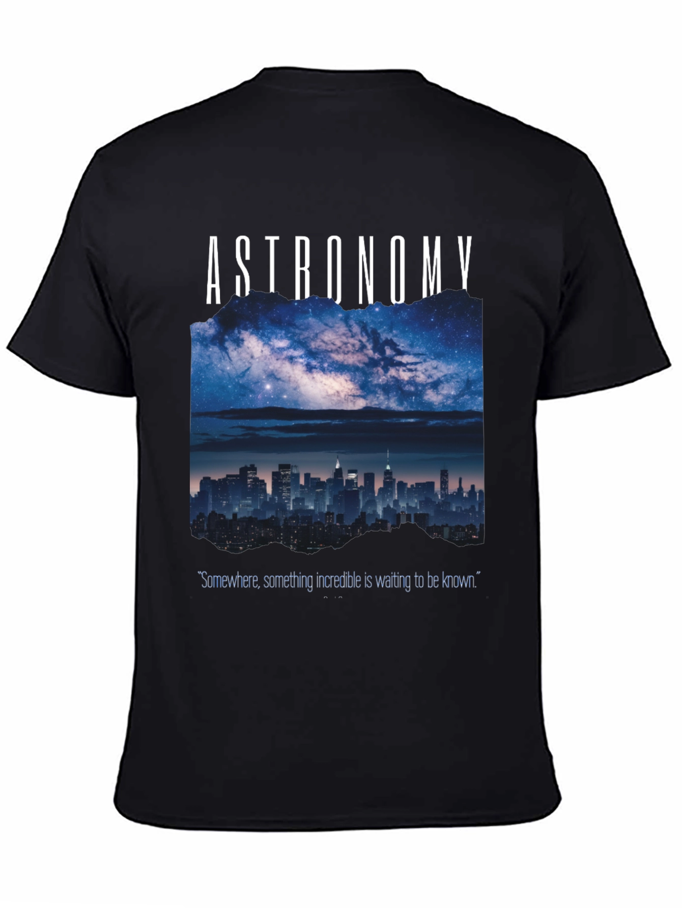 Astronomy Cityscape Graphic T-Shirt