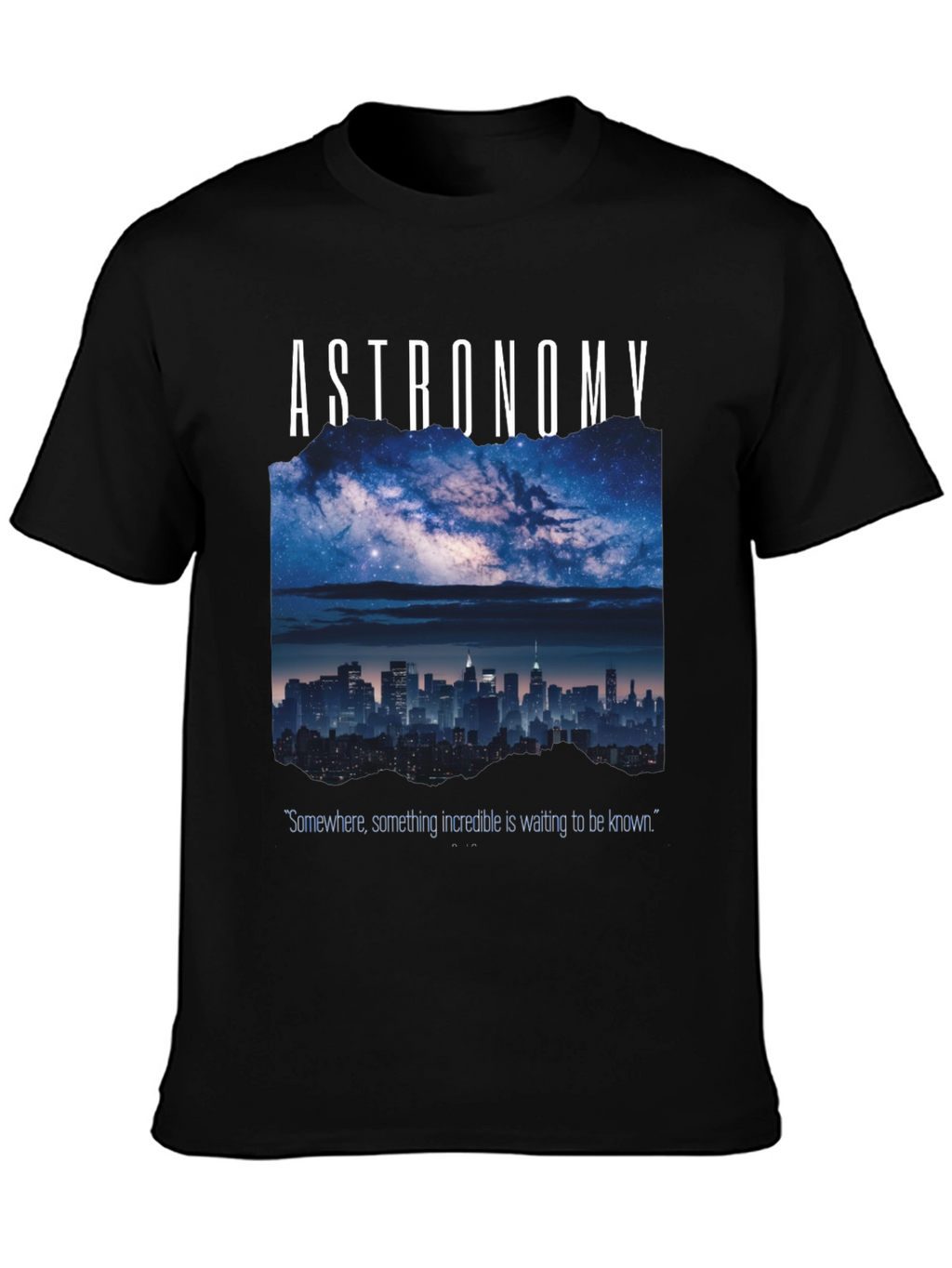 Astronomy Cityscape Graphic T-Shirt