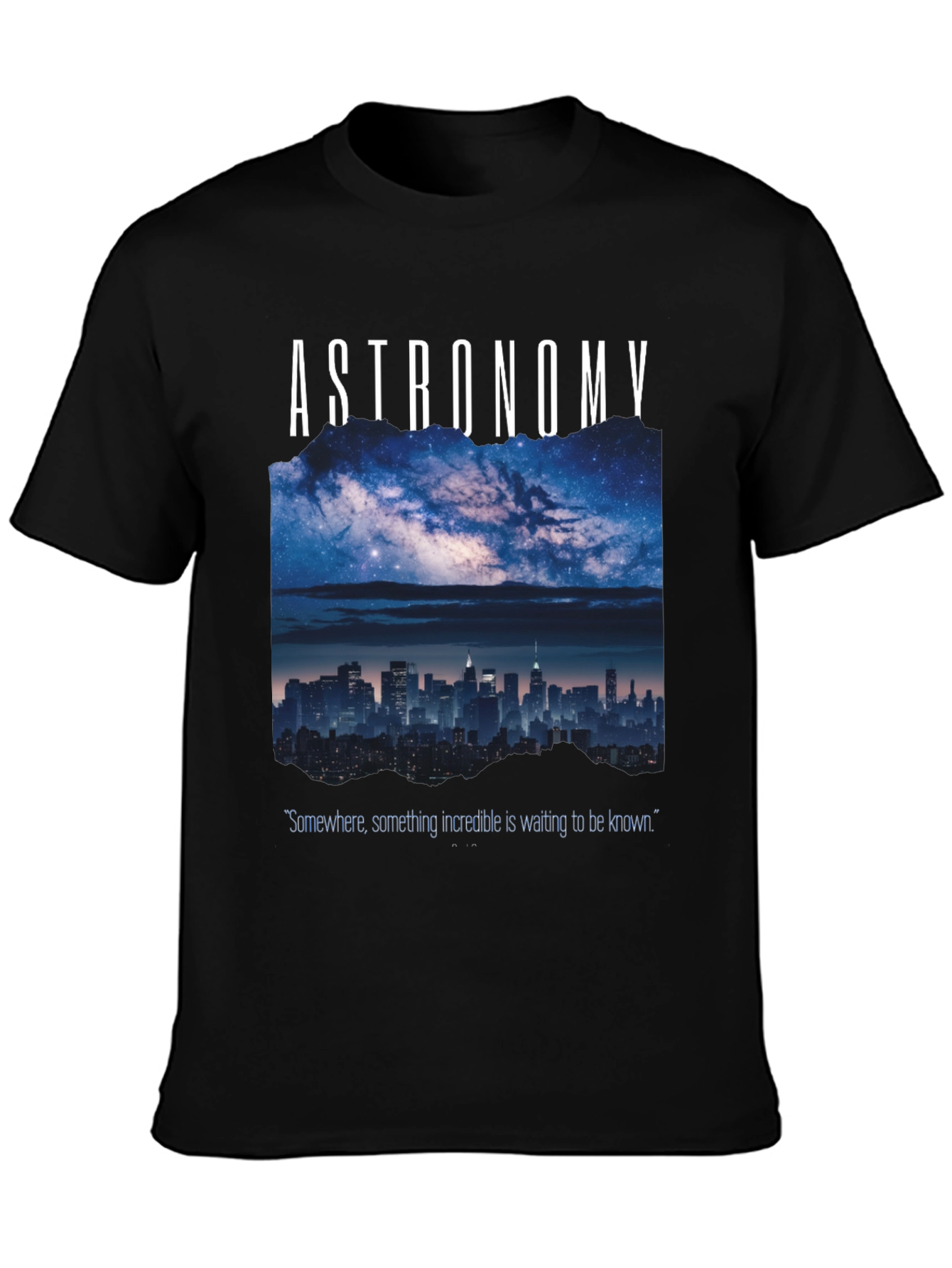 Astronomy Cityscape Graphic T-Shirt