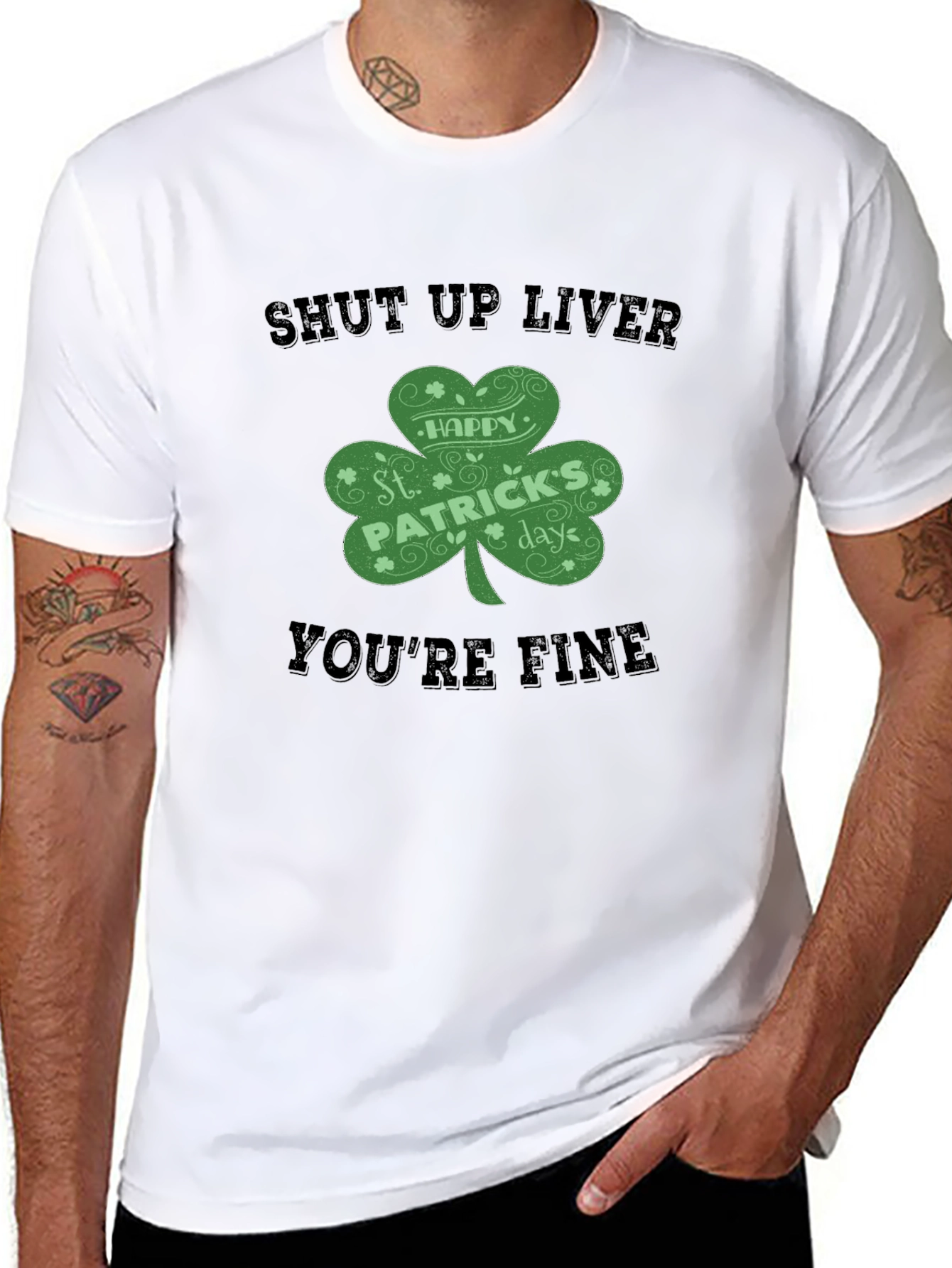 St. Patricks Day Shut Up Liver T-Shirt