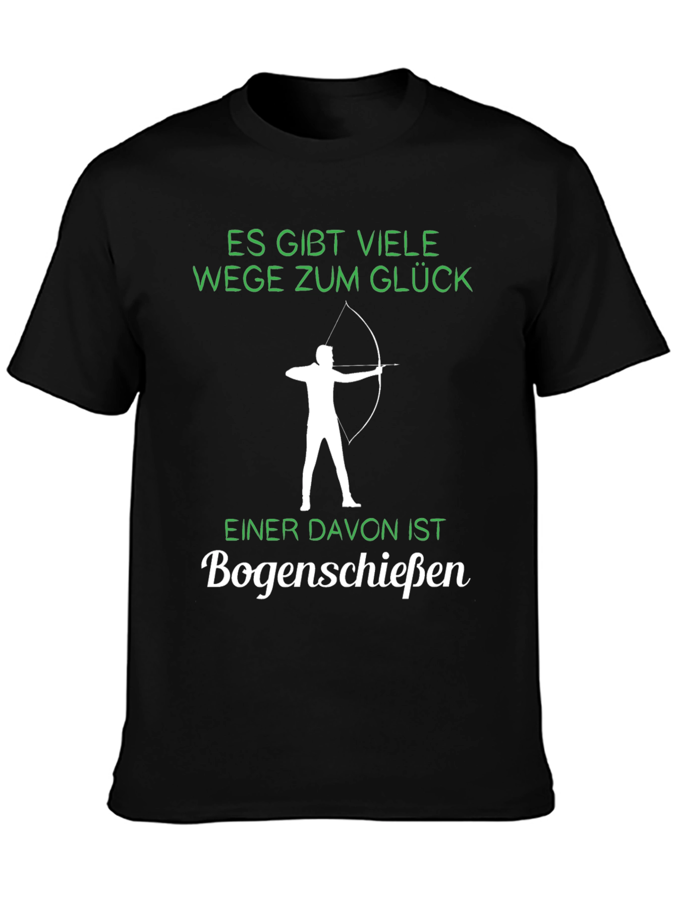 Archery Lover T-Shirt: Many Paths to Happiness - Archery is One!