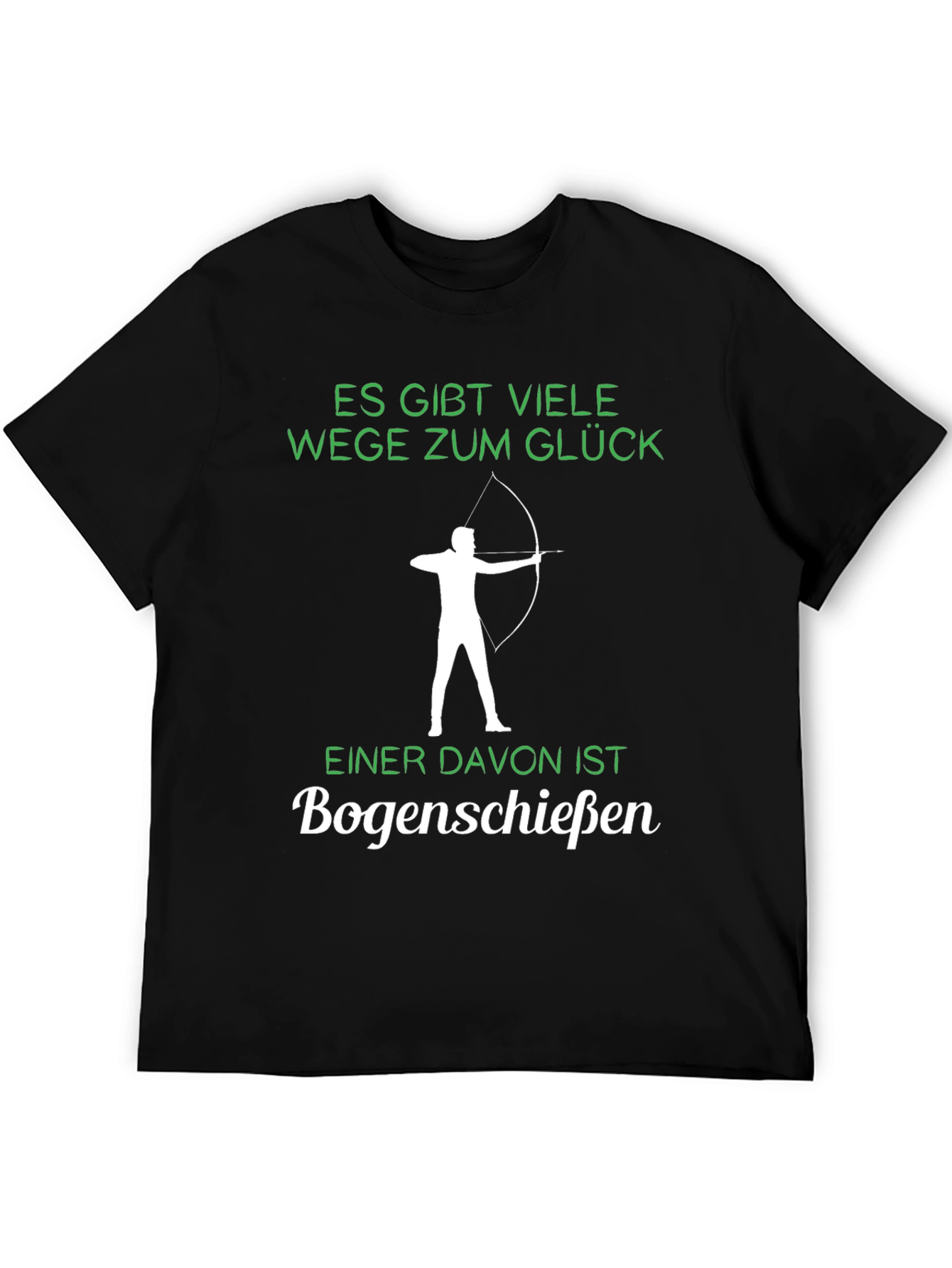 Archery Lover T-Shirt: Many Paths to Happiness - Archery is One!