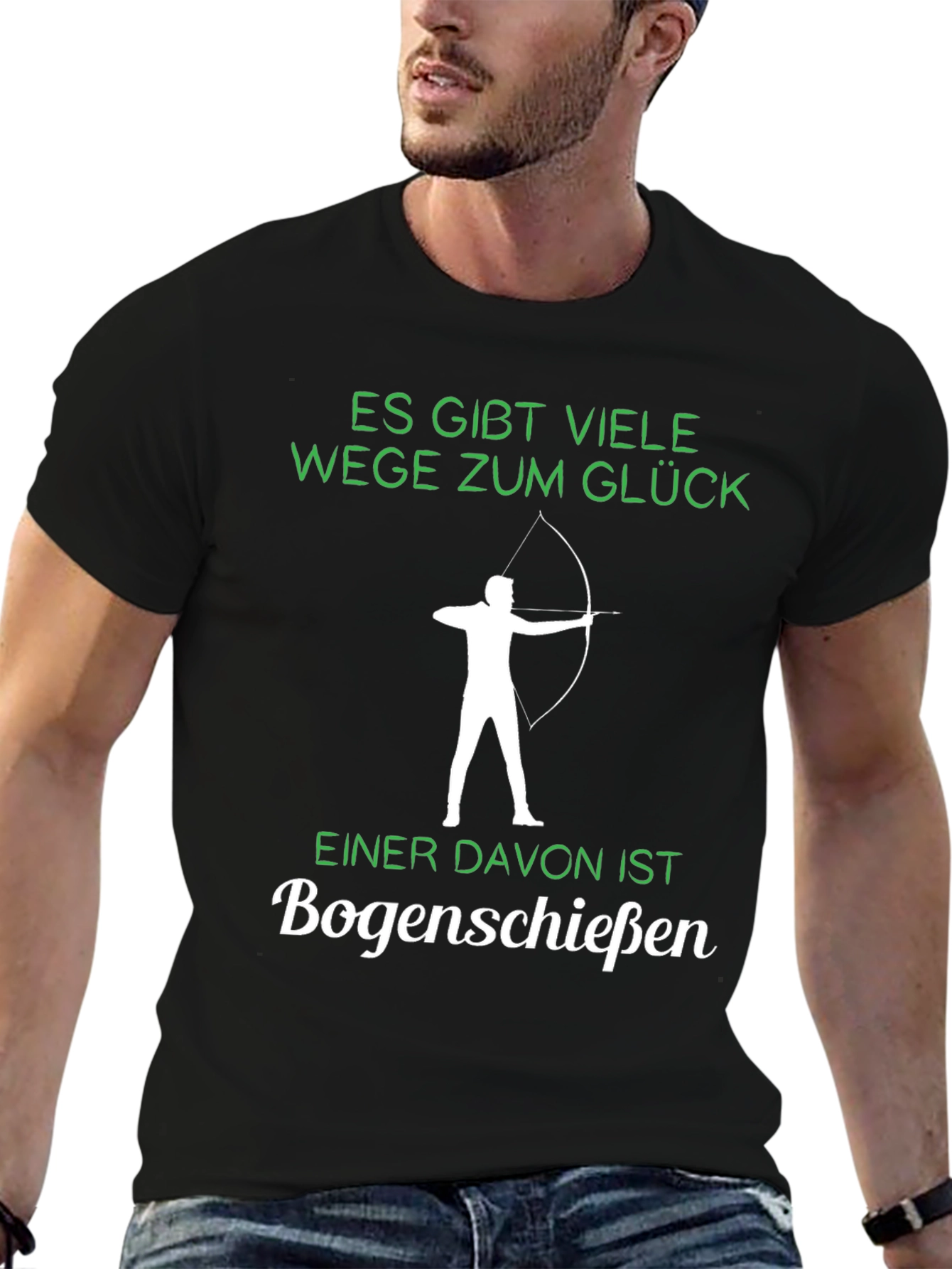 Archery Lover T-Shirt: Many Paths to Happiness - Archery is One!