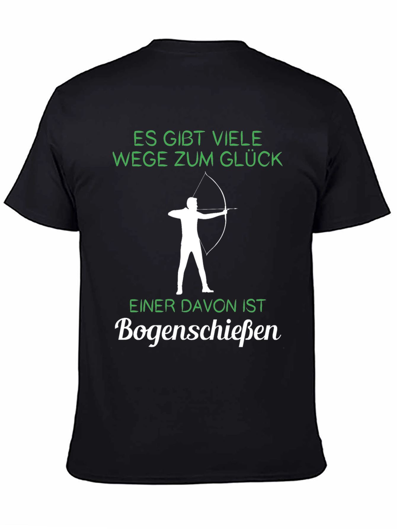 Archery Lover T-Shirt: Many Paths to Happiness - Archery is One!