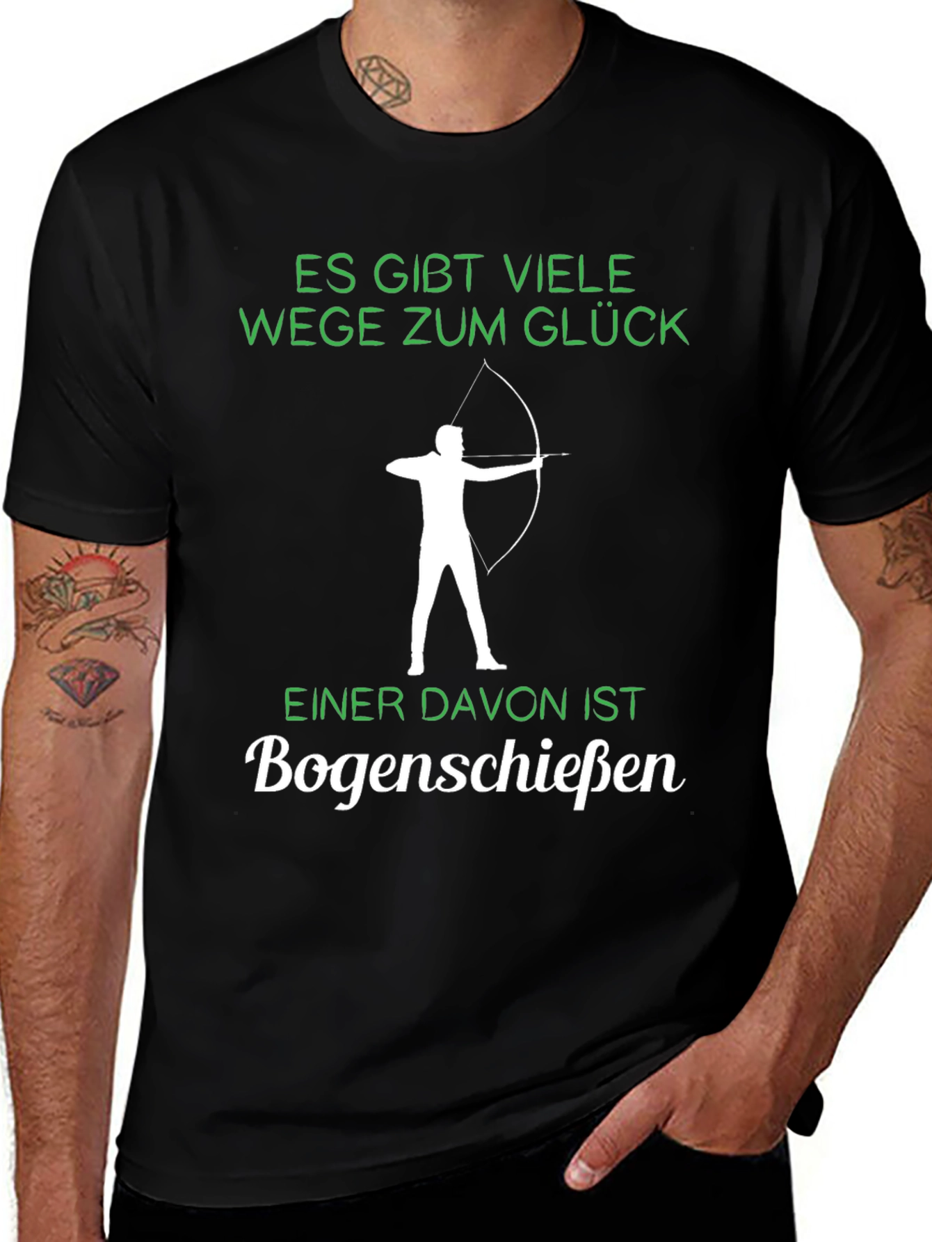 Archery Lover T-Shirt: Many Paths to Happiness - Archery is One!