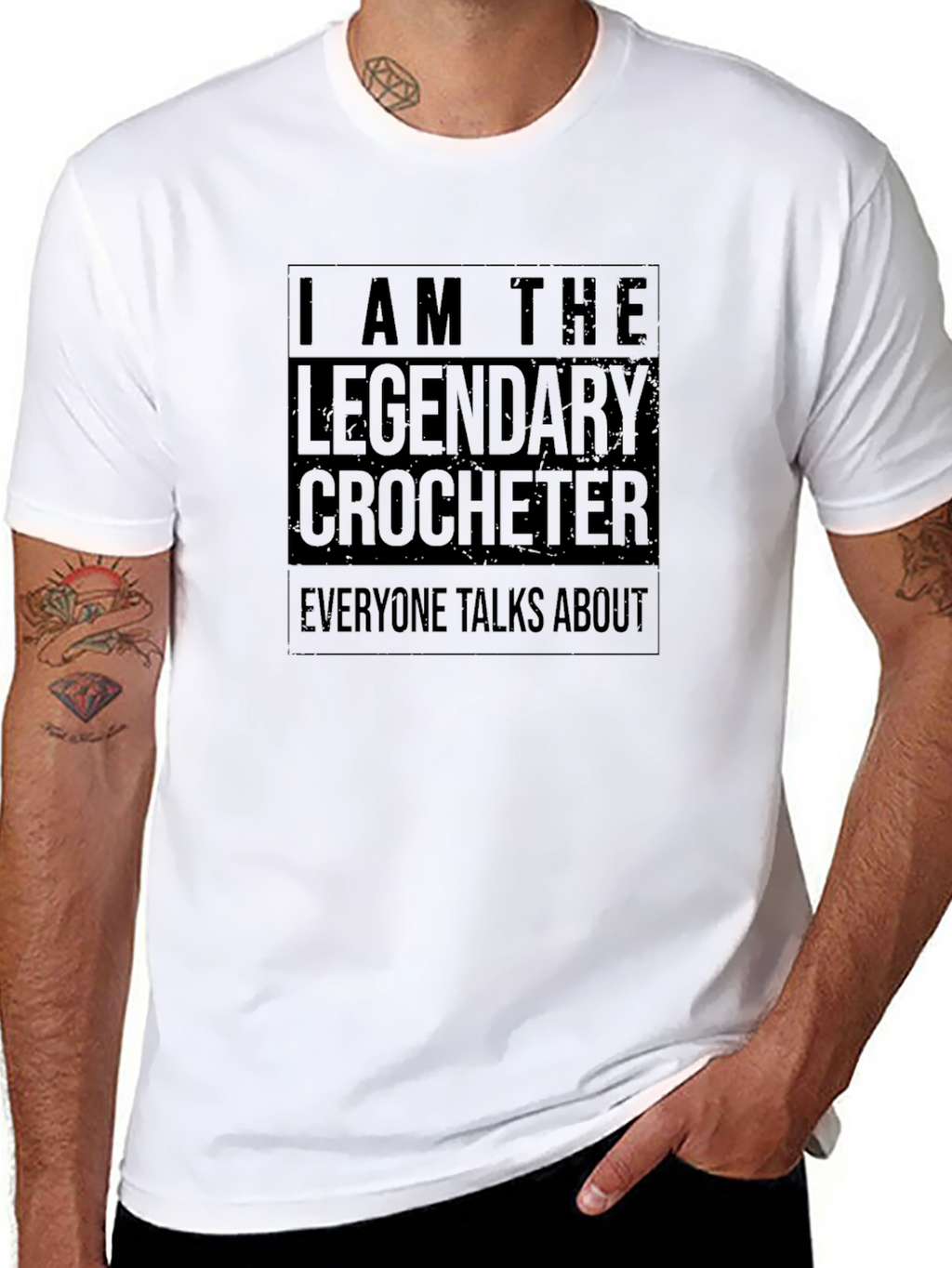 Legendary Crocheter T-Shirt - Unique Design