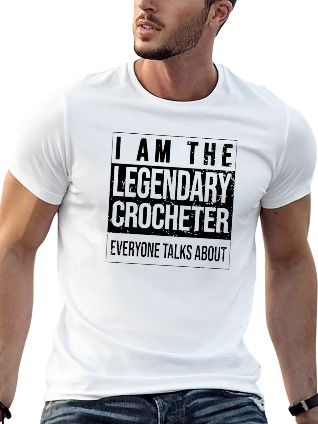 Legendary Crocheter T-Shirt - Unique Design