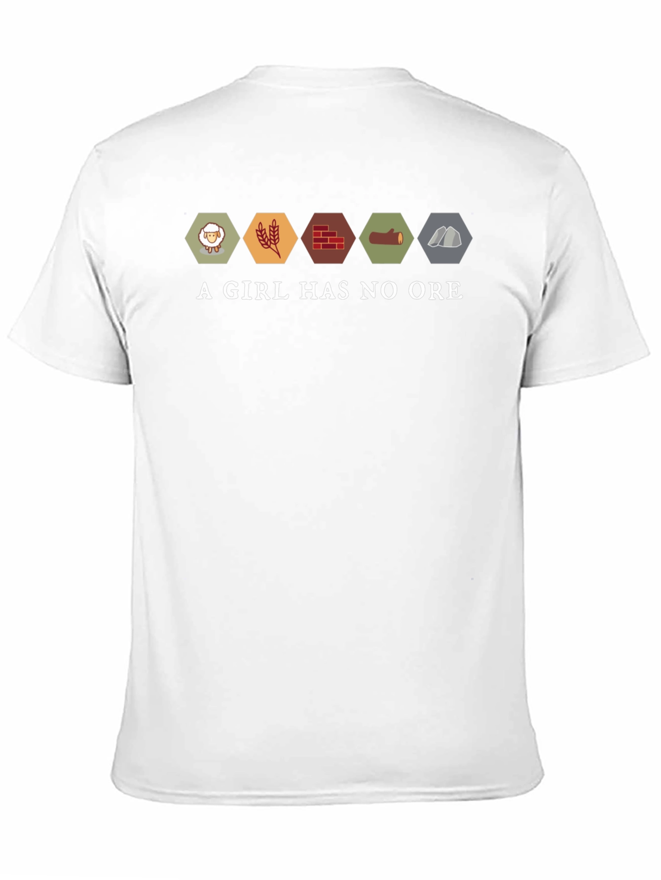 A Girl Has No Ore Graphic T-Shirt - Catan Funny Tee