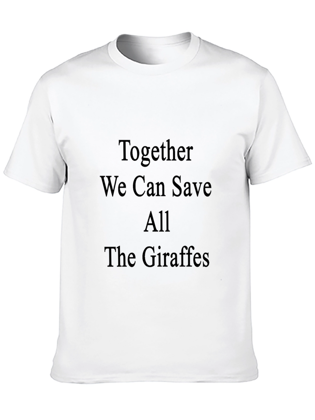 Save the Giraffes T-Shirt - Black
