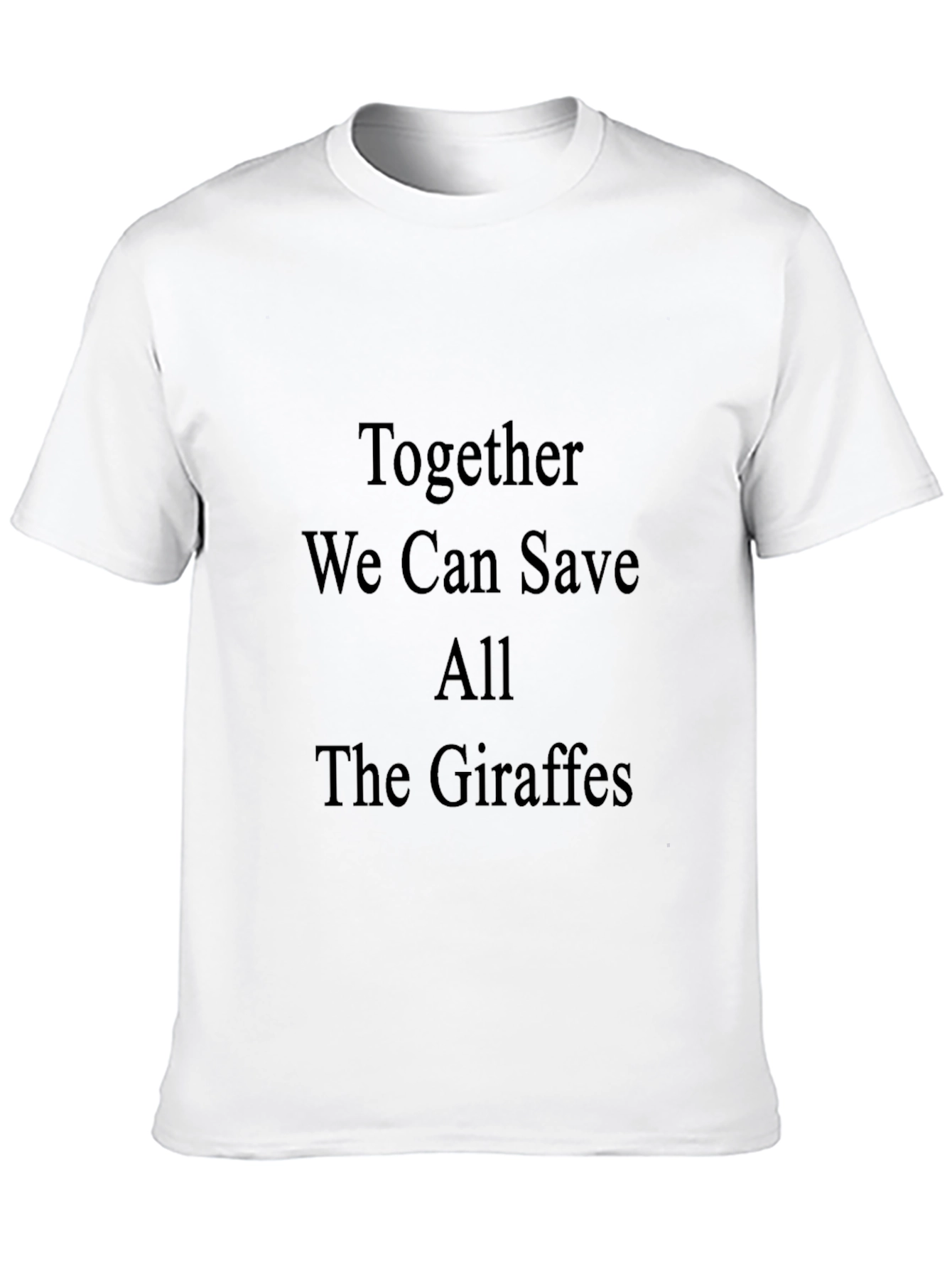 Save the Giraffes T-Shirt - Black