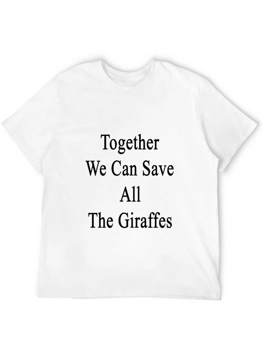 Save the Giraffes T-Shirt - Black