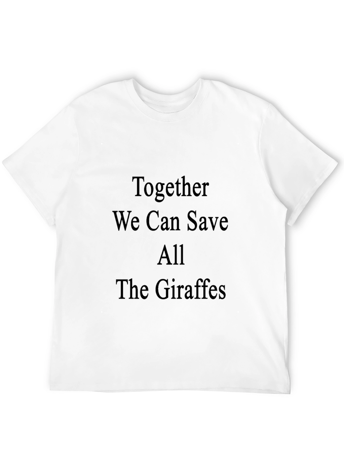 Save the Giraffes T-Shirt - Black