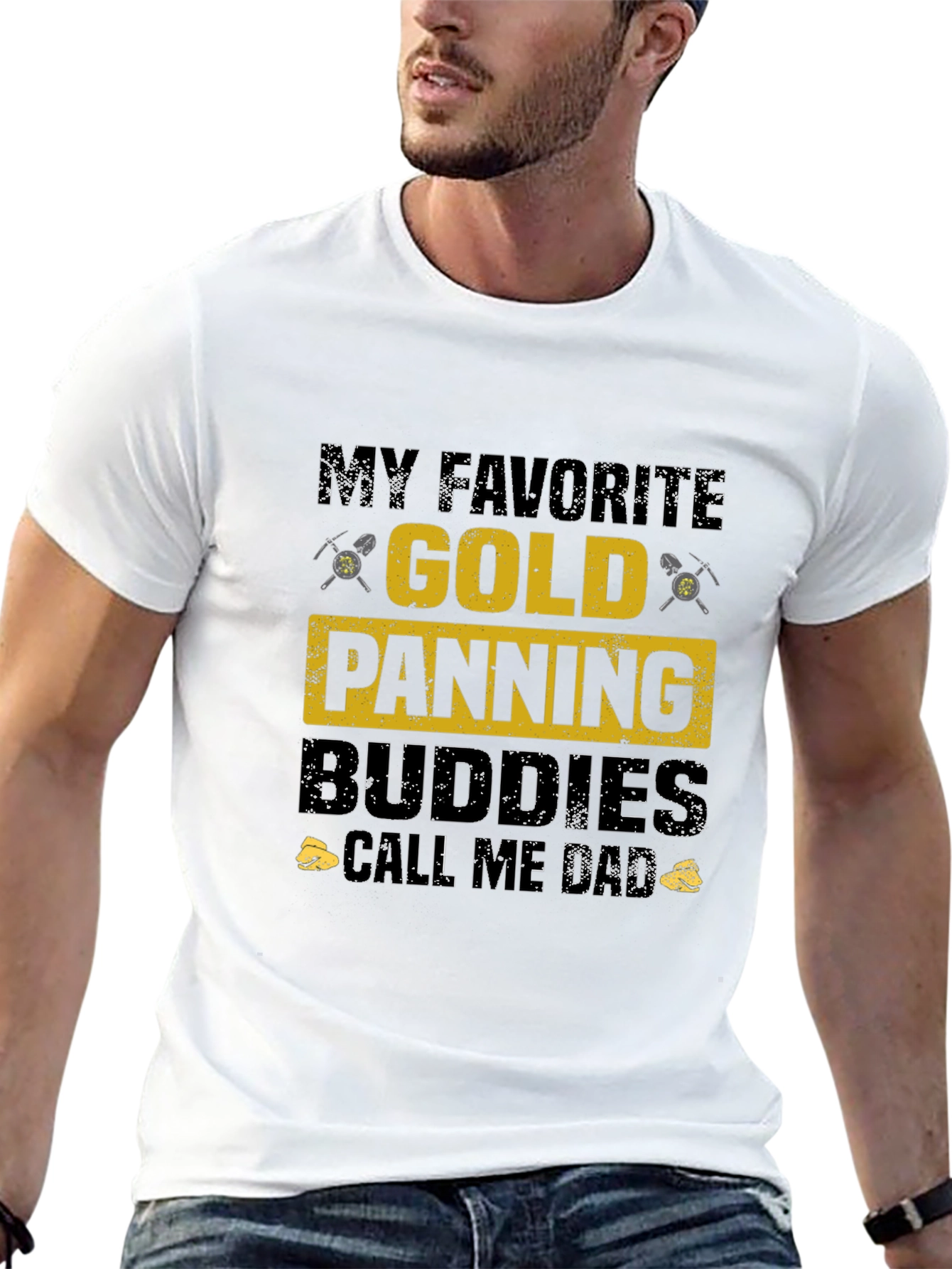 Gold Panning Buddies Dad T-Shirt