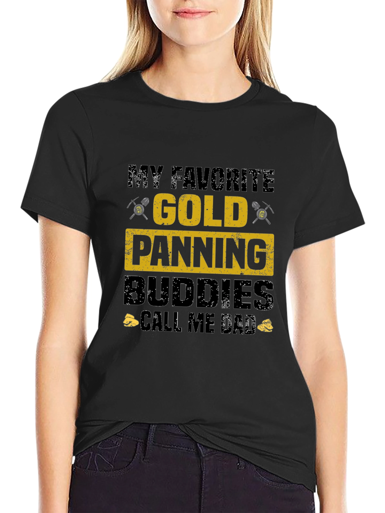 Gold Panning Buddies Dad T-Shirt